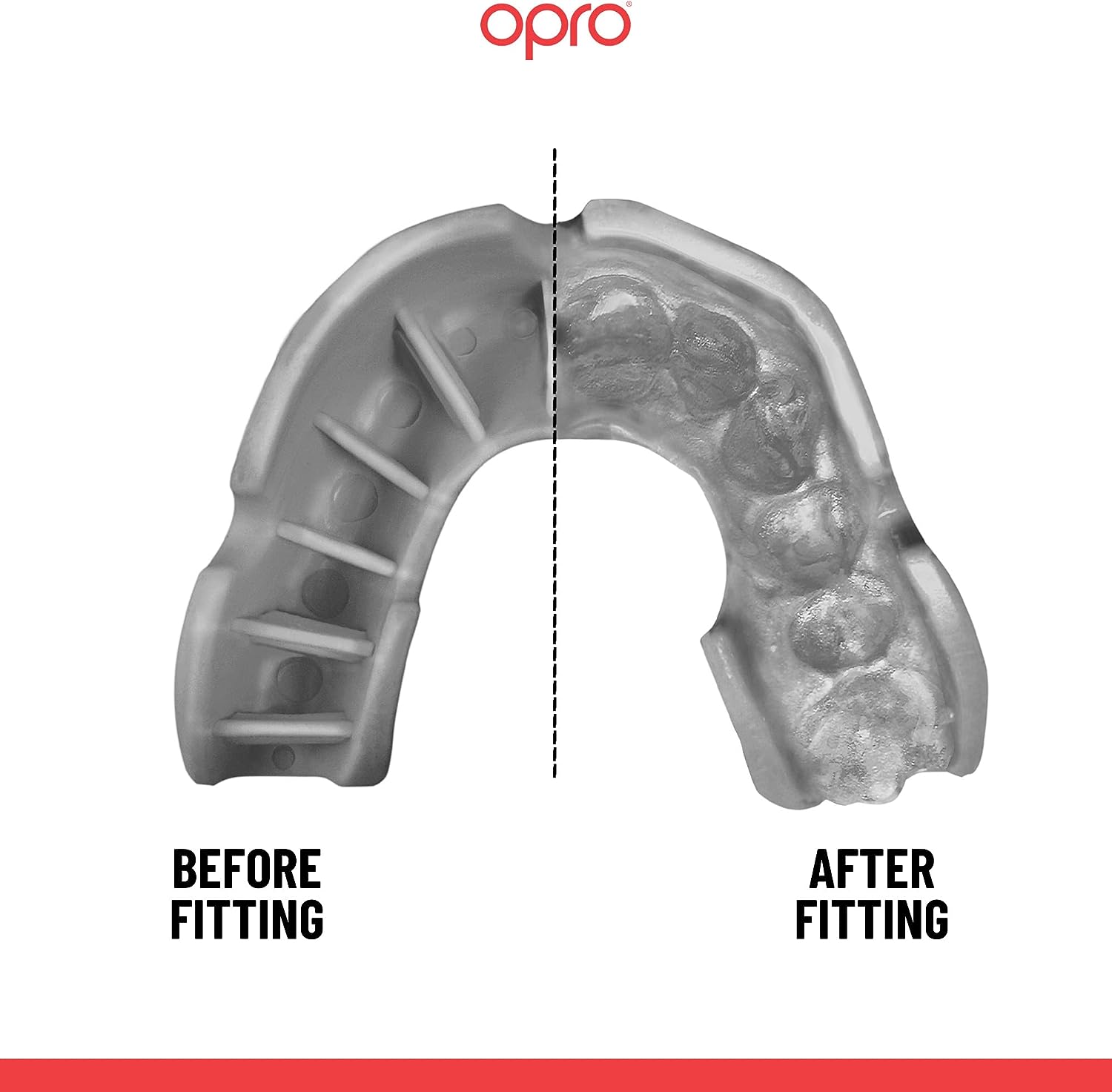 OPRO Zahnschutz Silver Senior GEN5 - Jaws black/silver