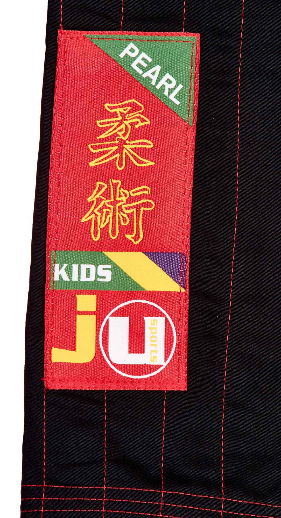 9248000-BJJ-Gi-Kids-schwarz-d4 Ju-Sports BJJ-Anzug Kids schwarz
