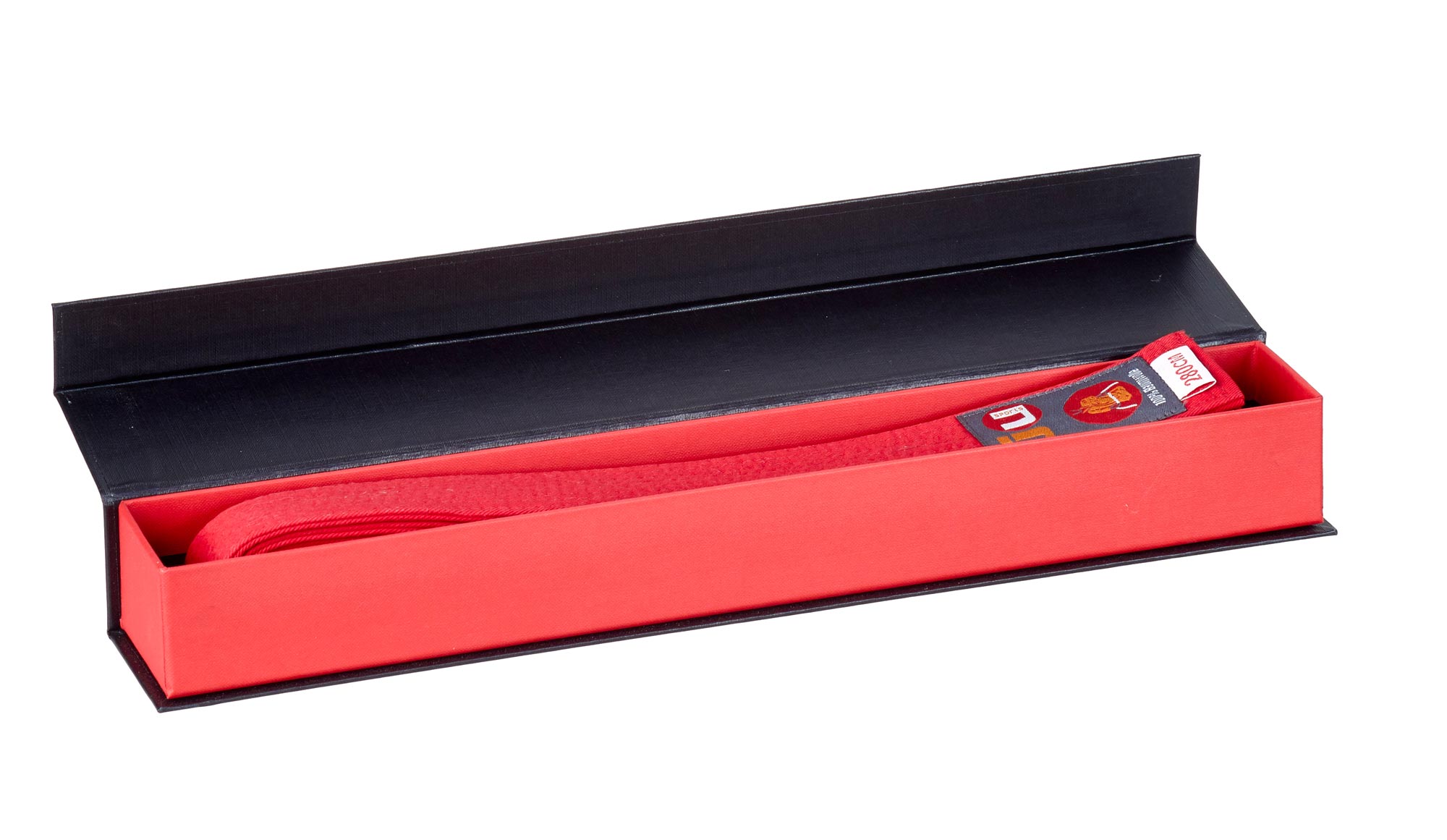 ju-sports-Guertelbox-Rotgurt Gürtel-Geschenkbox Judo