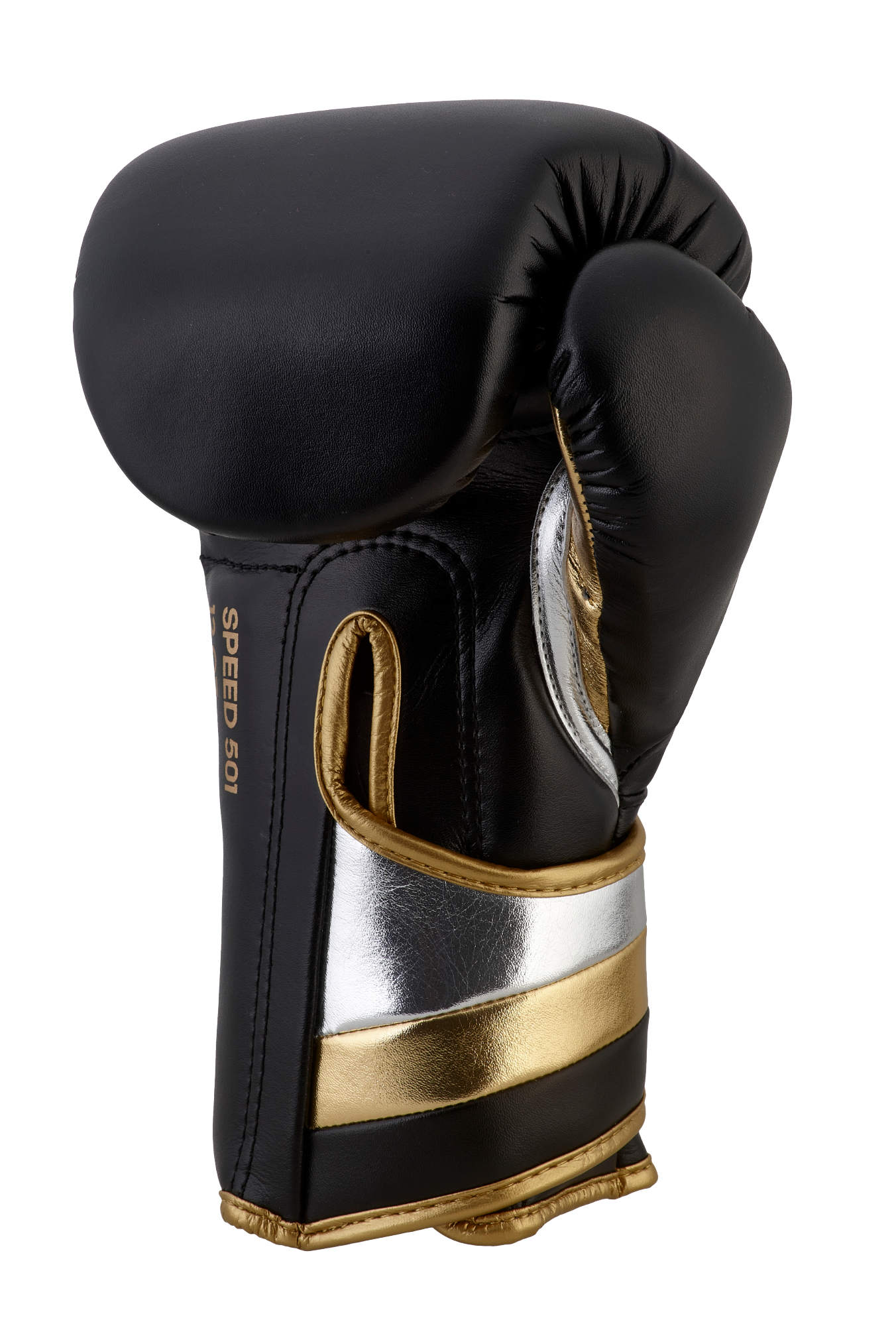 adiSBG501-23-black_gold-FW23-Speed-501-Velcro-0148 adidas Boxhandschuhe Speed 500 black/gold Microfibre, ADISBG501