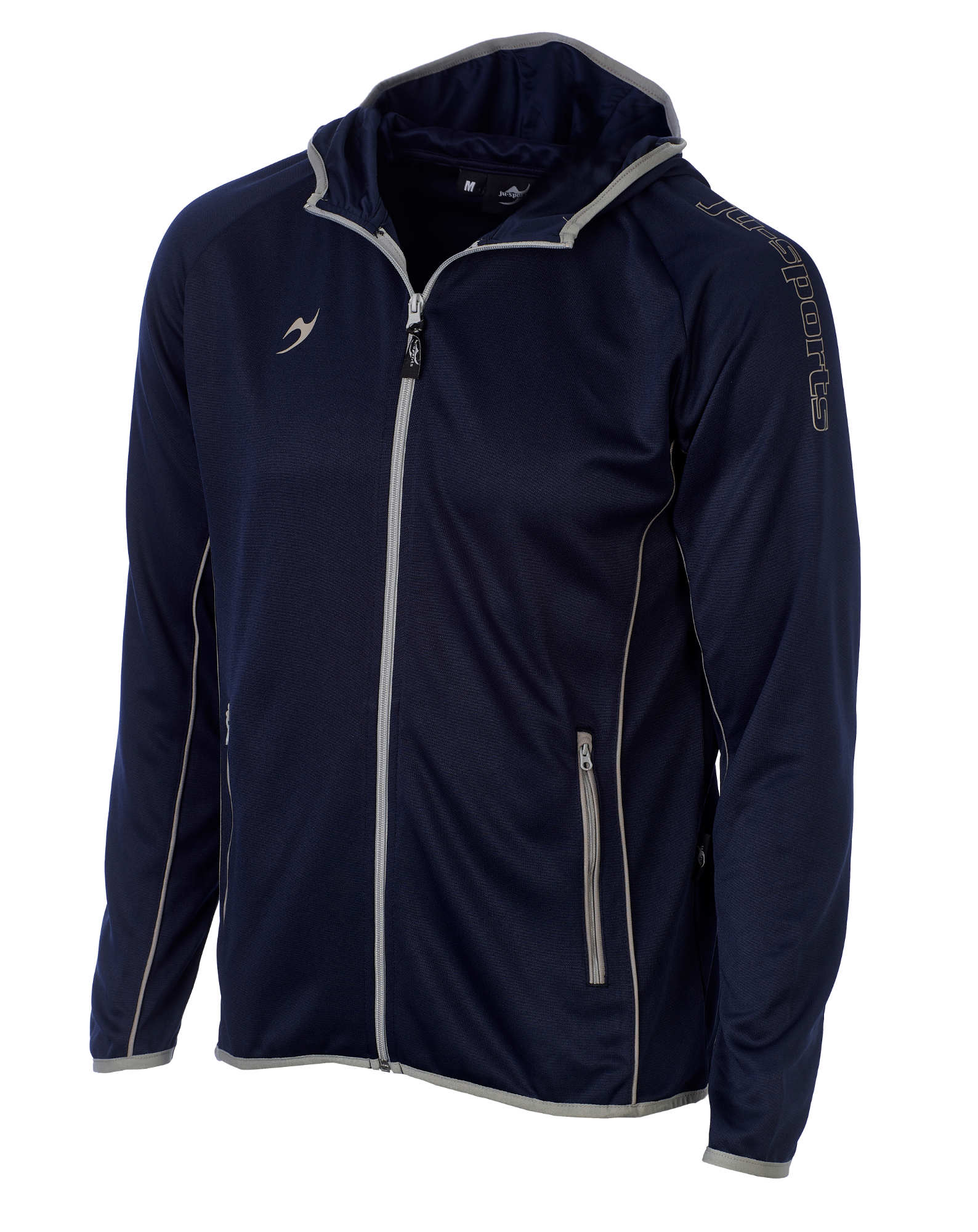 Teamwear-Jacke-blau_grau-0271 Teamwear C3 Hooded Team Jacket midnight blue