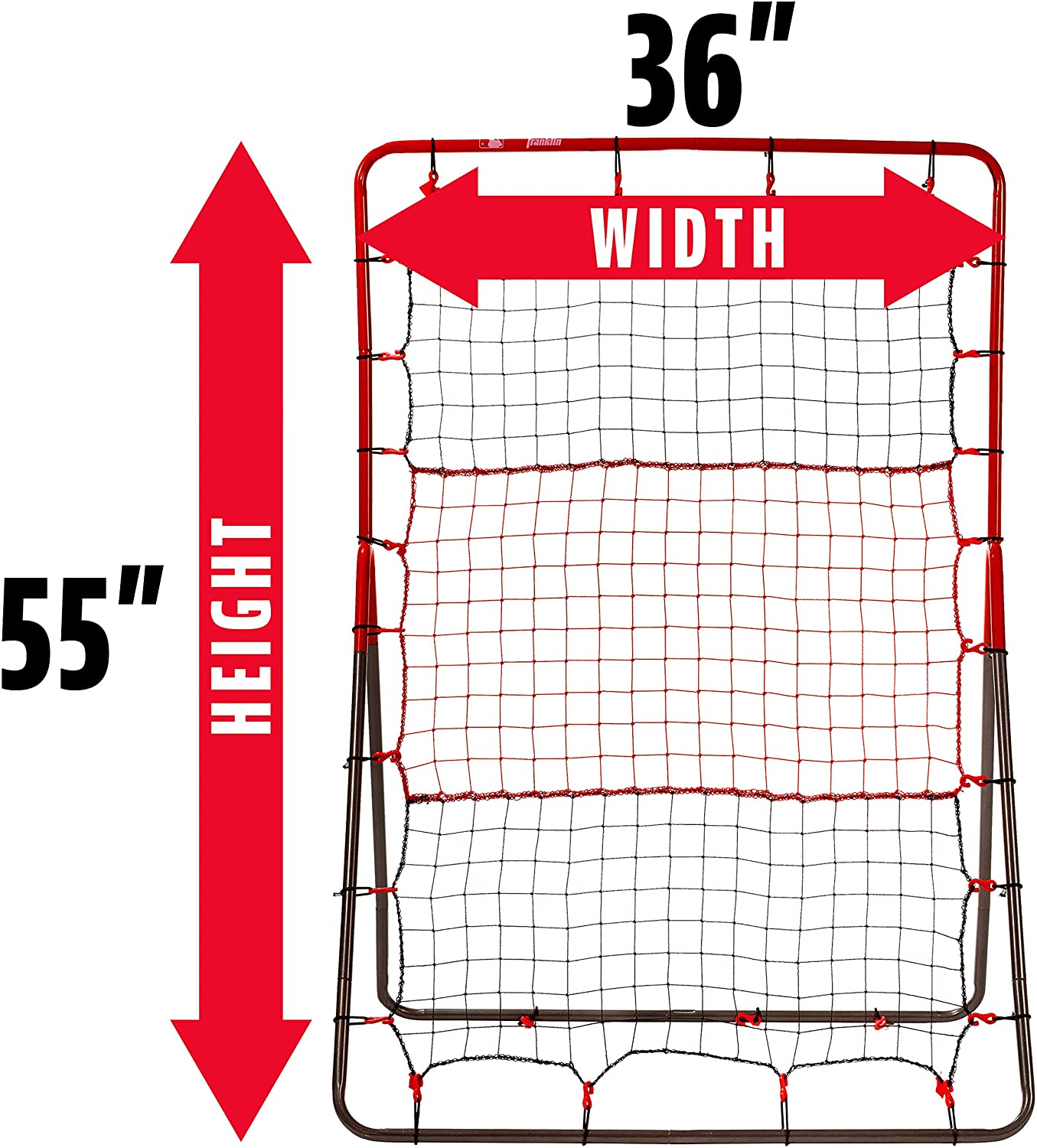 19083-8 Franklin MLB® 3-fach Winkel Rebound Netz