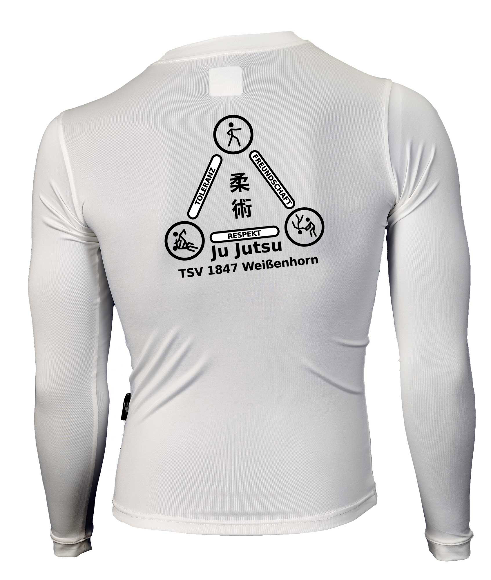 TSV Weißenhorn Compression Shirt langarm weiß