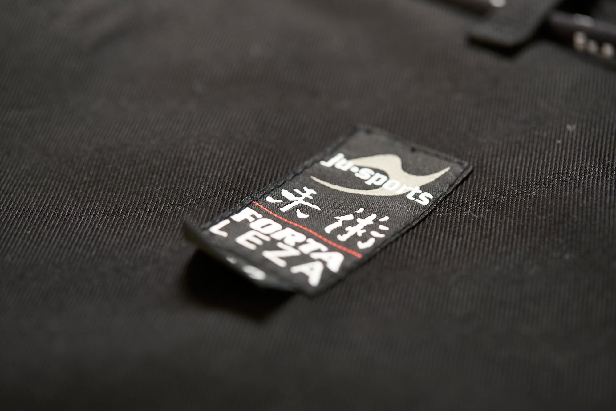 Fortaleza-Black-new-D0787 BJJ Starter Gi Fortaleza + BJJ Gürtel schwarz