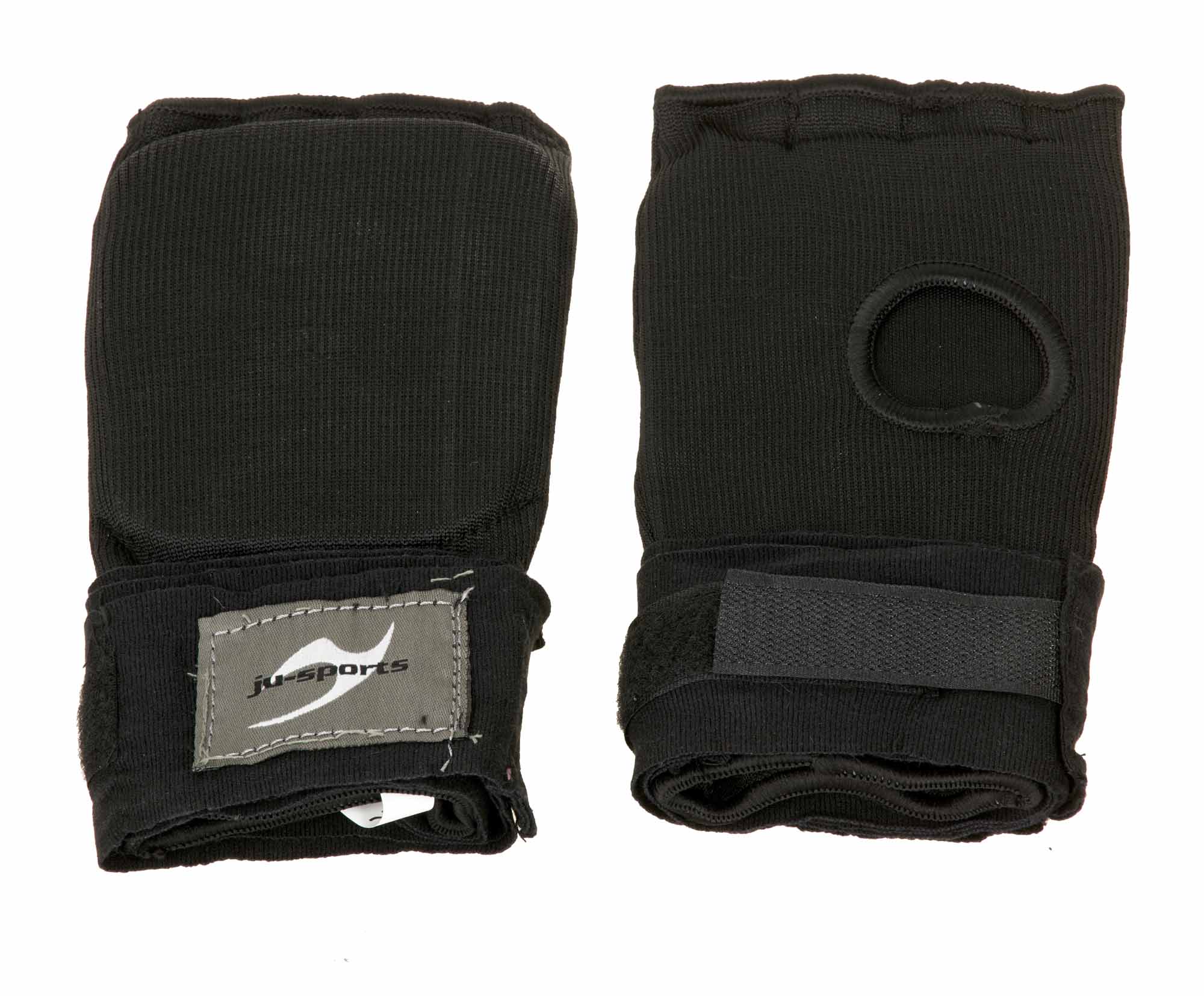 6803100-Innenboxhandschuh-schwarz-0035 Innen-Boxhandschuhe mit Bandage Senior schwarz