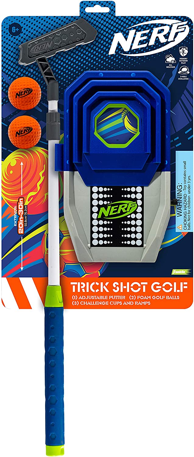 92064_golf-set-Nerf-11 Franklin Nerf Trick Shot Golf Set
