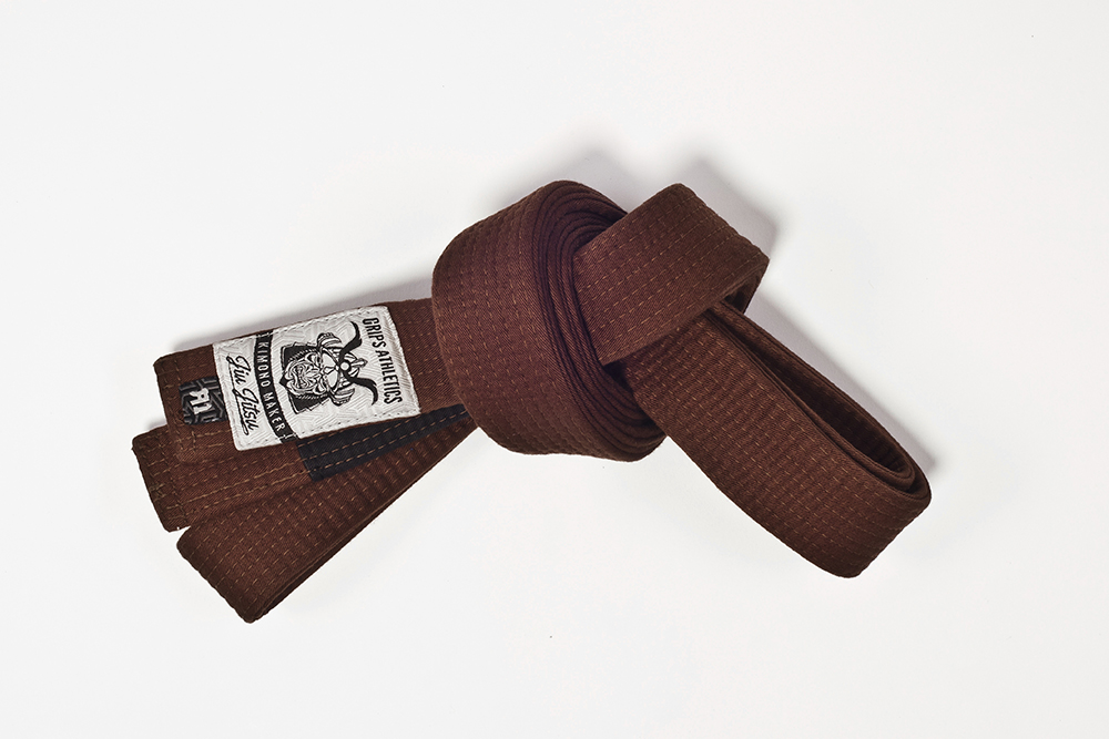 GR1PS BJJ Belt brown