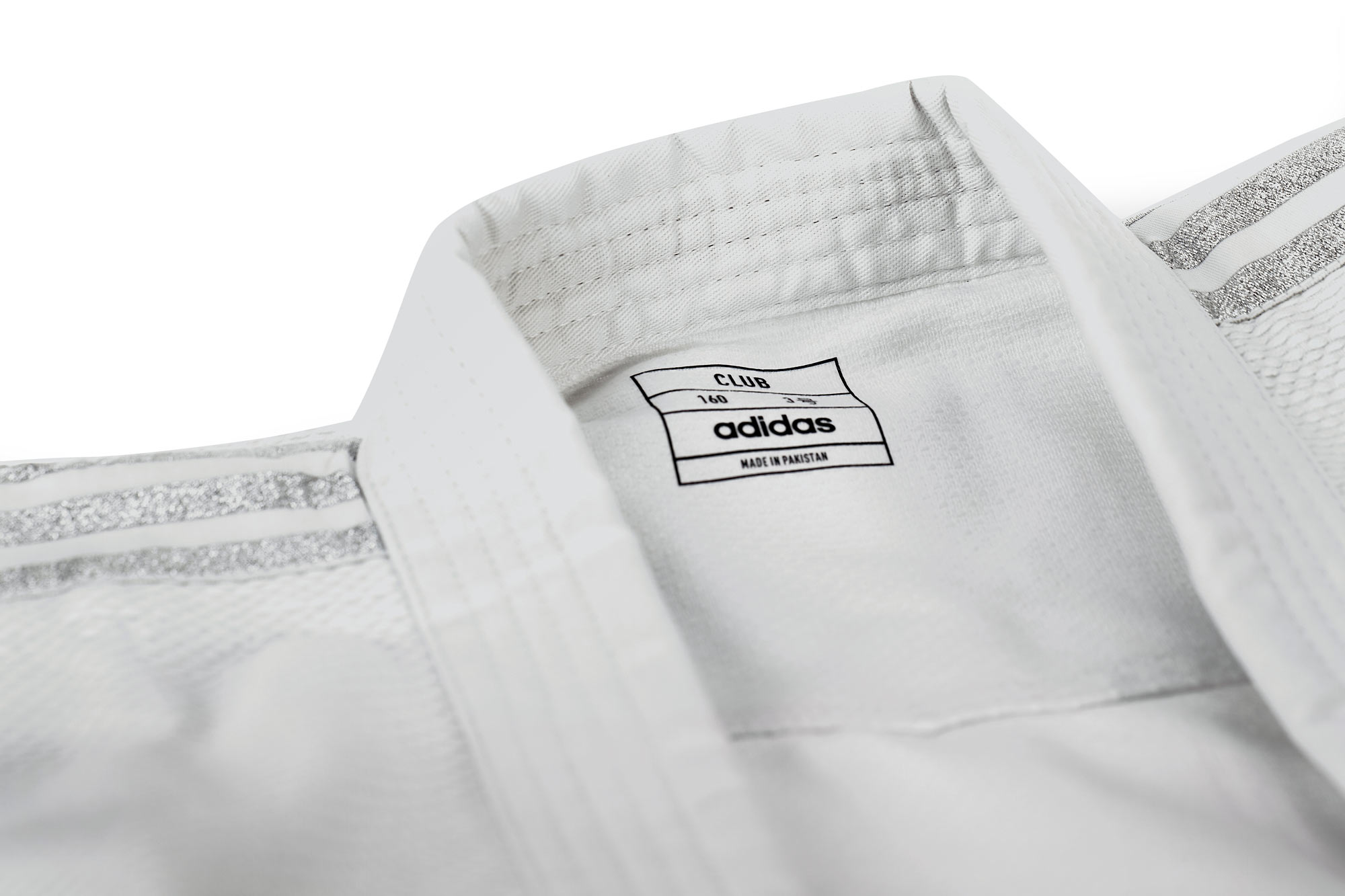 adidas Judo-Anzug Club weiß/silber, J350