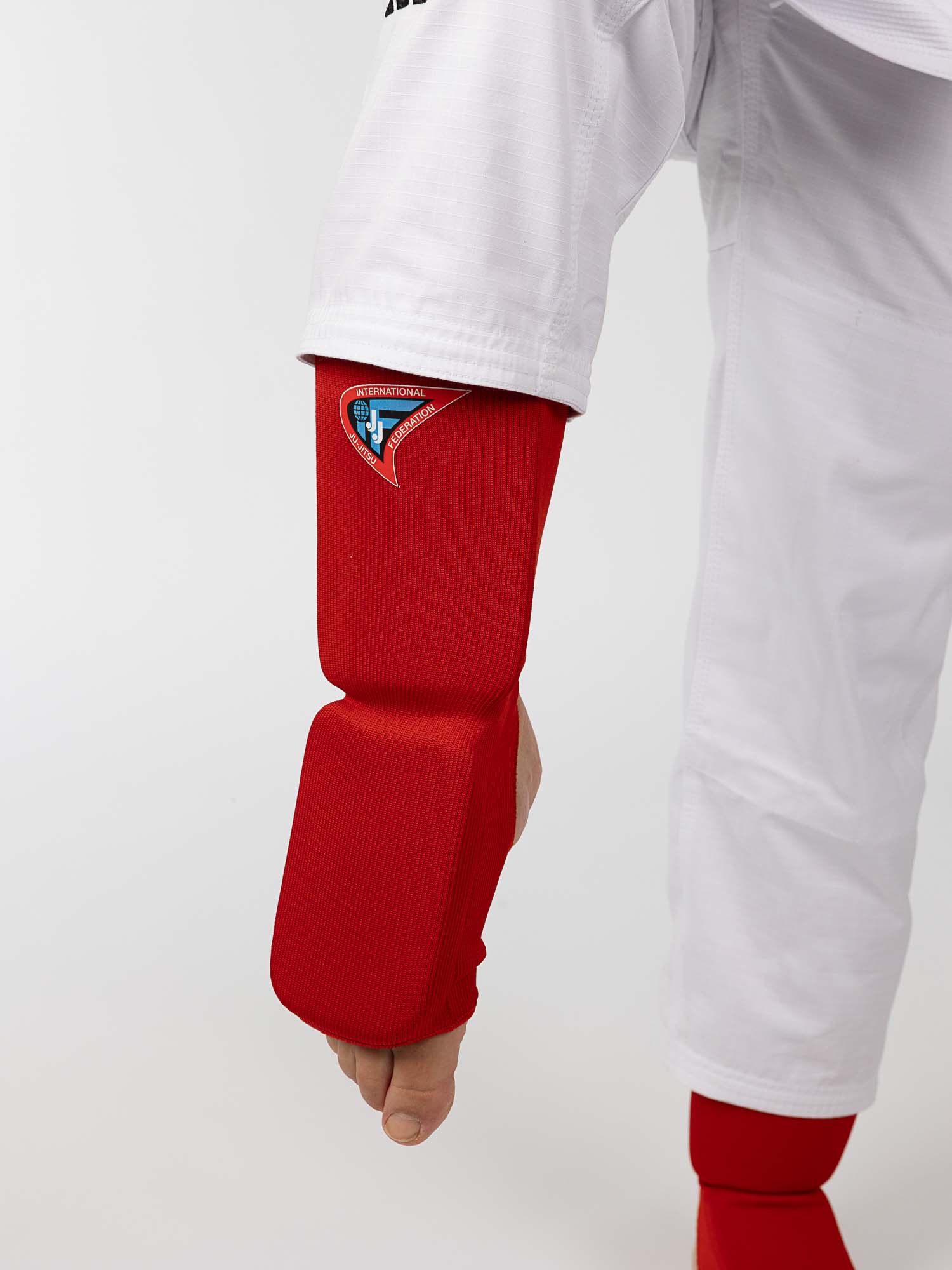 Kniebandage, Kniereinlage, Sportbandage, Rotes Stulpen, Karate/Gi Schutz
