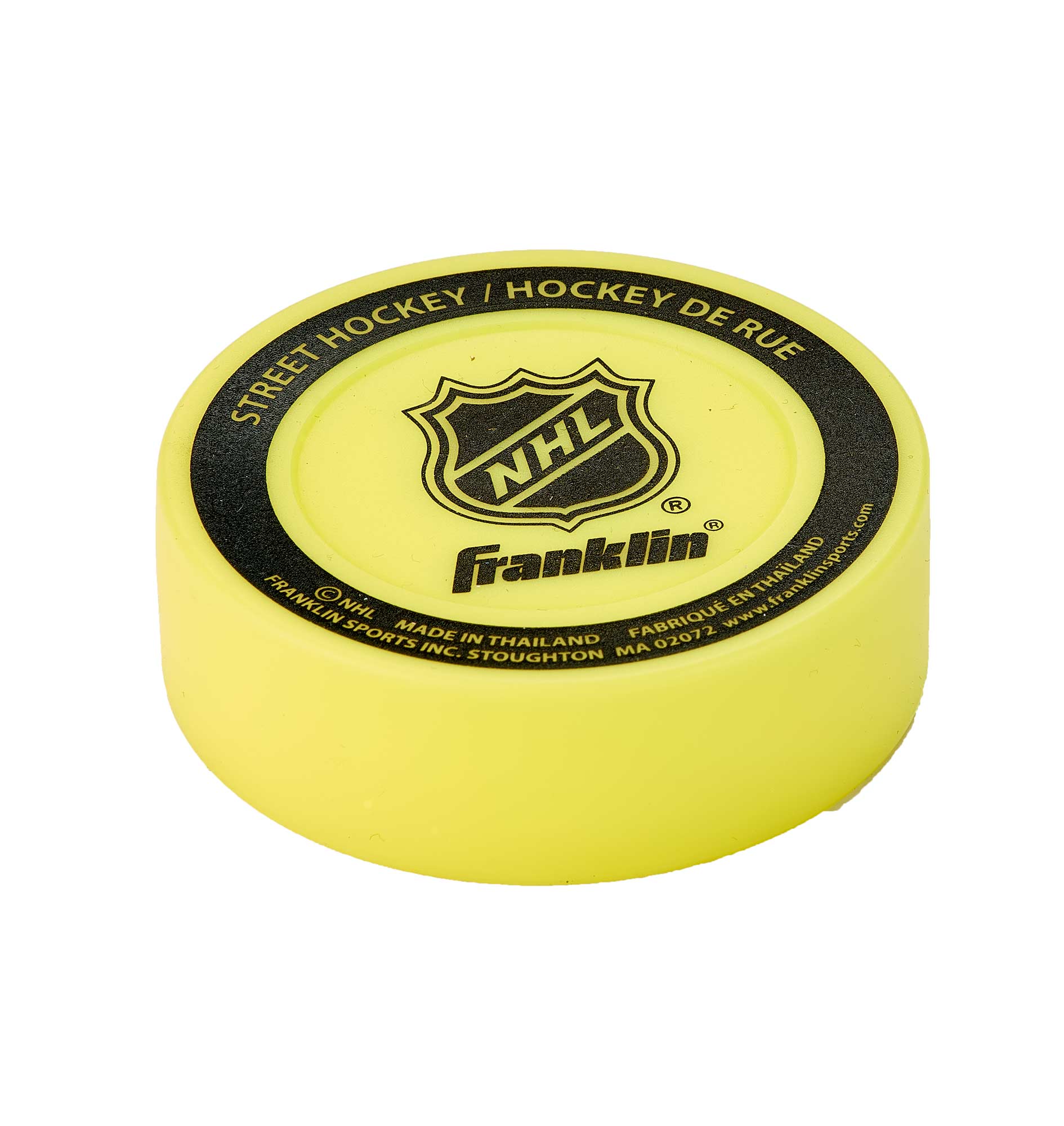 Franklin-Puck-yellow-0266 Franklin Streethockeypuck,12228, Blister