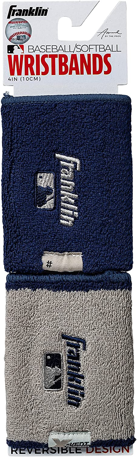 Franklin MLB® Wende-Schweißband grau/navy