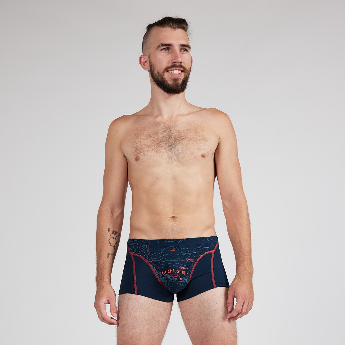 hochkoenig-tiefblau-2 Boxershorts "Hochkönig" tiefblau, Herren