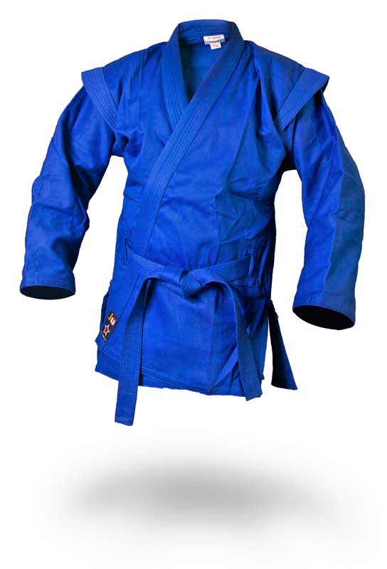 Sambo Jacke - Kurtka - blau inkl. Gürtel