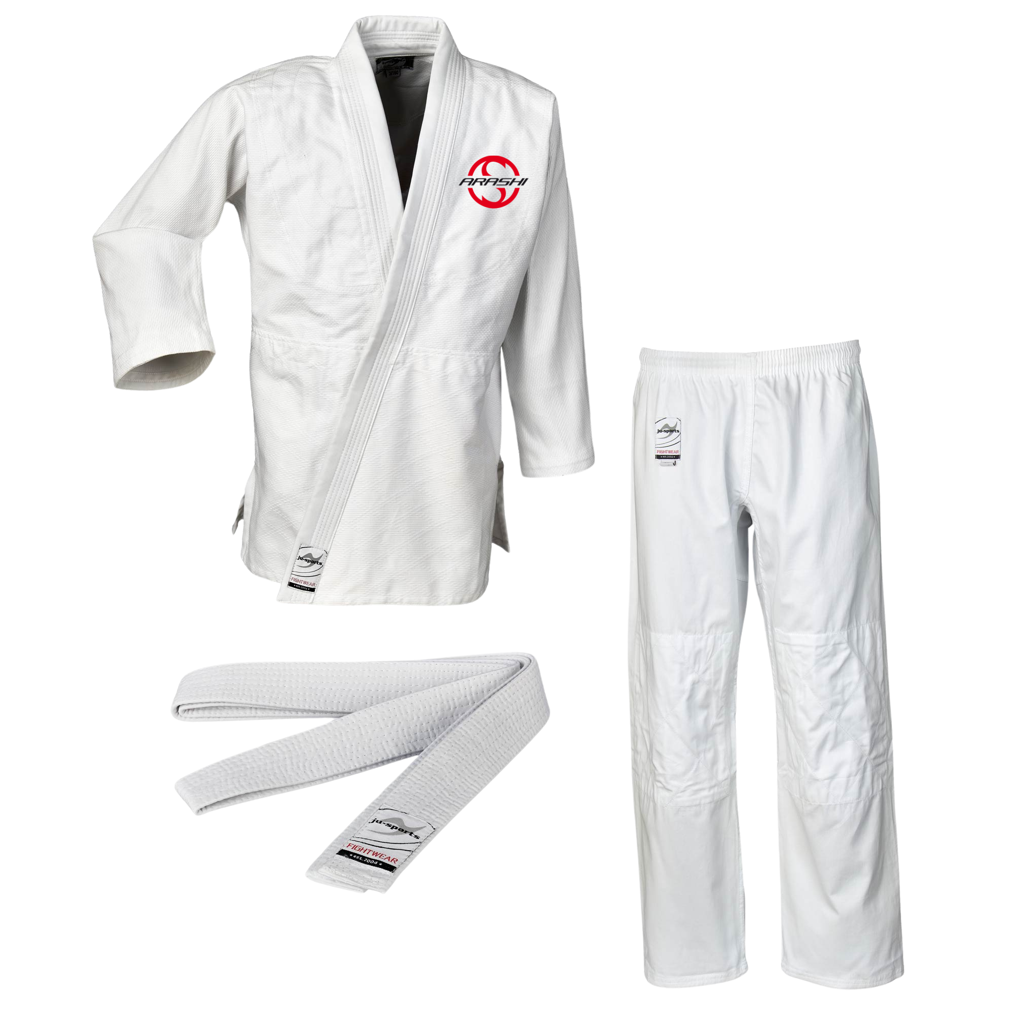 Arashi_ToStart_komplett Judoanzug "to start" Arashi Vereinsedition