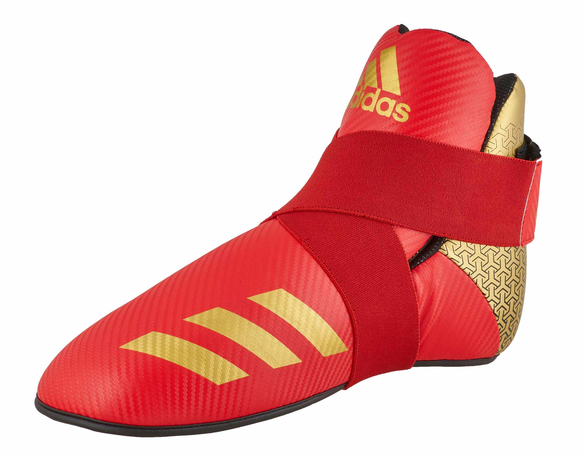 adiKBB300HD-red-0019 adidas ITF-Taekwondo Pro Fußschutz red/gold, adiKBB300HD