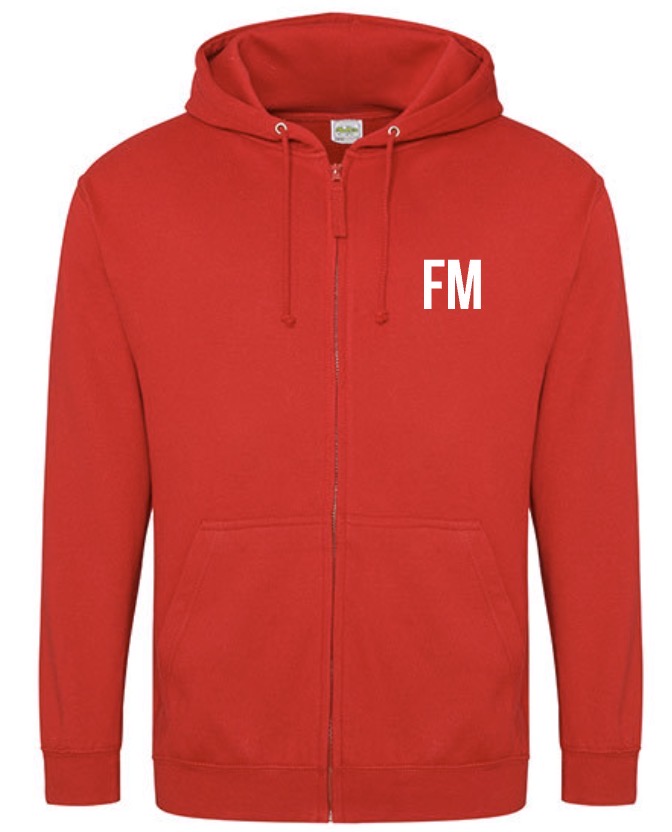 VfL Volkach Team Zip-Hoodie rot
