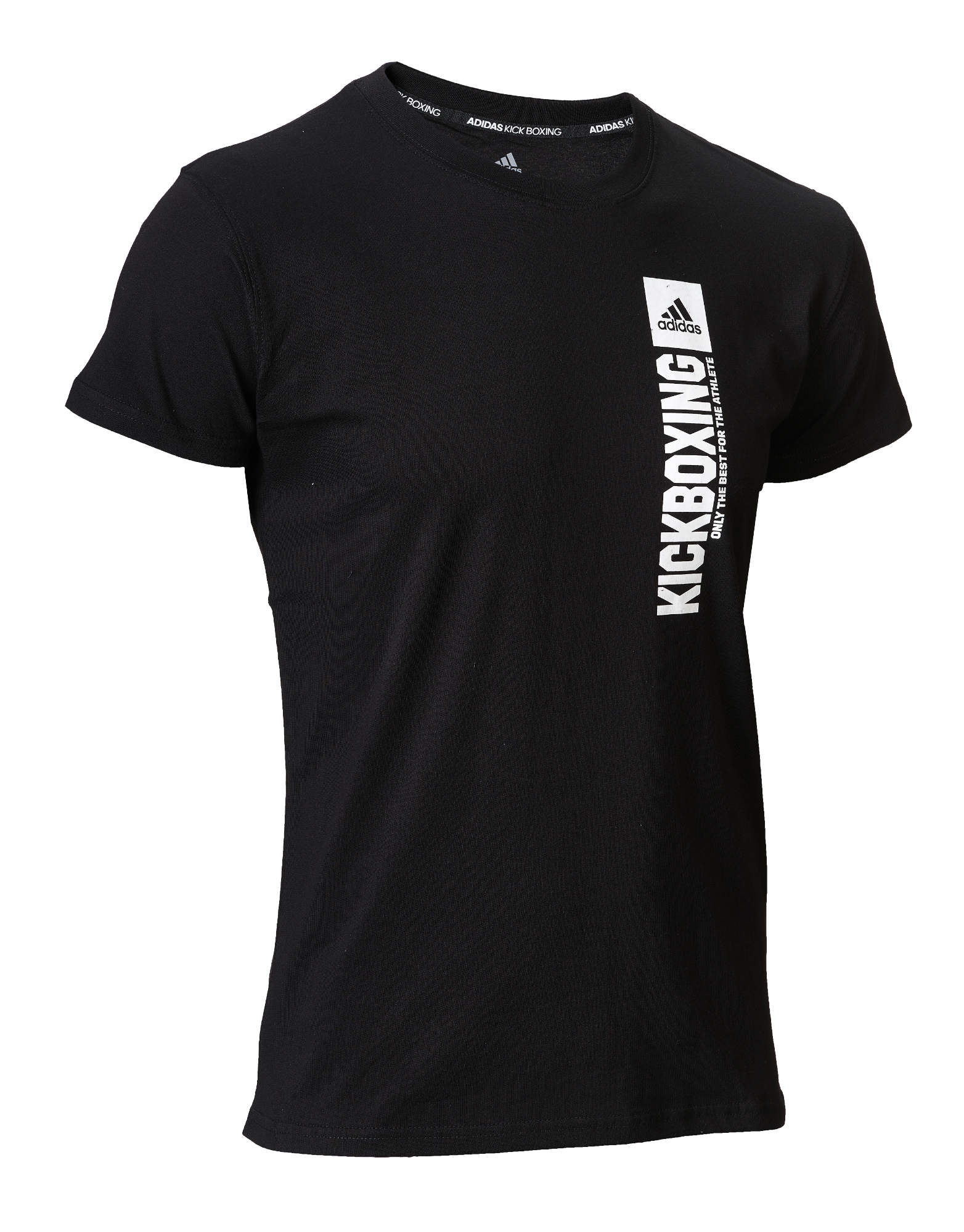 adiCLTS21V-KB-Vertical-T-Shirt-black_white-0220 adidas Community 22 T-Shirt Kickboxing schwarz adiCLTS21V-KB