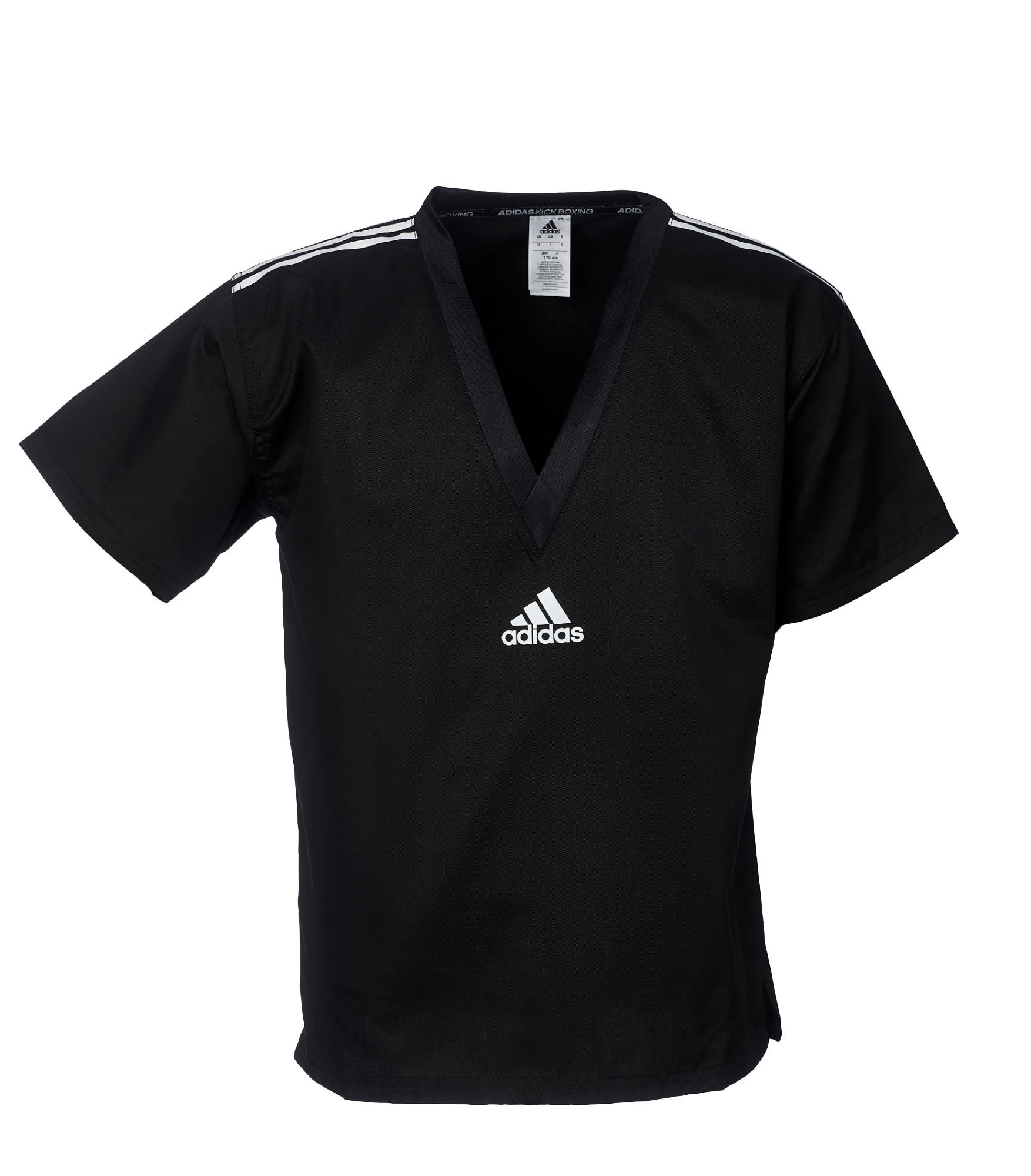 adiKBun20-Beginner-Uniform-black-0044 adidas Kickbox-Uniform "Club" schwarz, adiKBUN20
