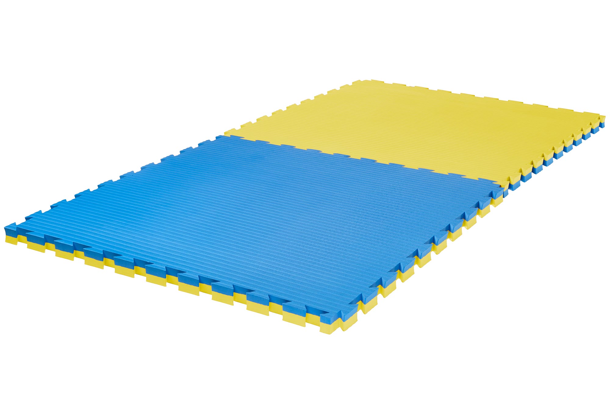 Puzzlematte-4cm-ProTatami-blue_yellow-3300026-7 Puzzlematte Pro Tatami 4 cm blau/gelb Wendematte