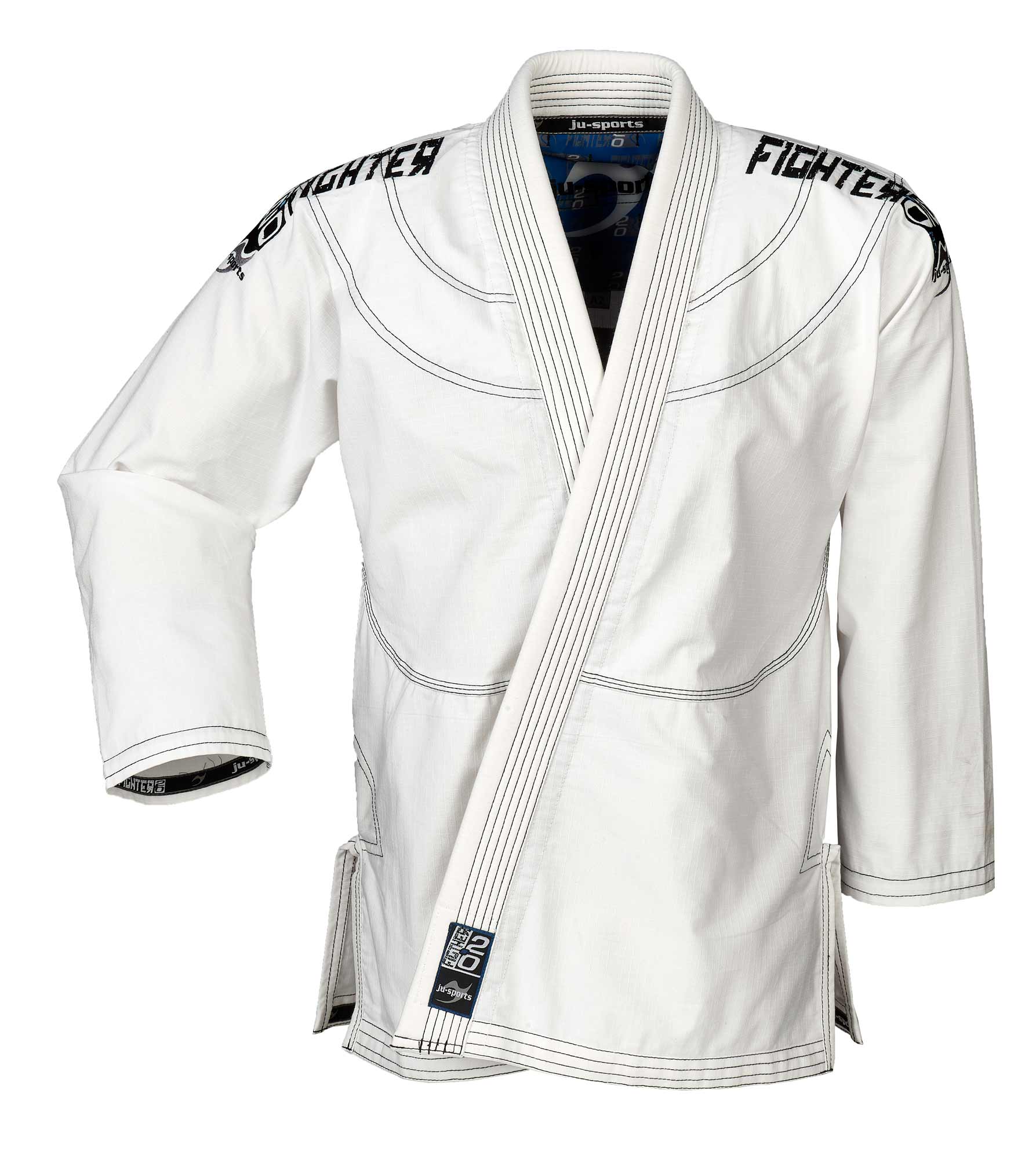9268-Fighter20_RS-white-Ju-Sports-Fighting-Gi-Ripstop-2 Ju-Jutsu Anzug Fighter 2.0 RipStop