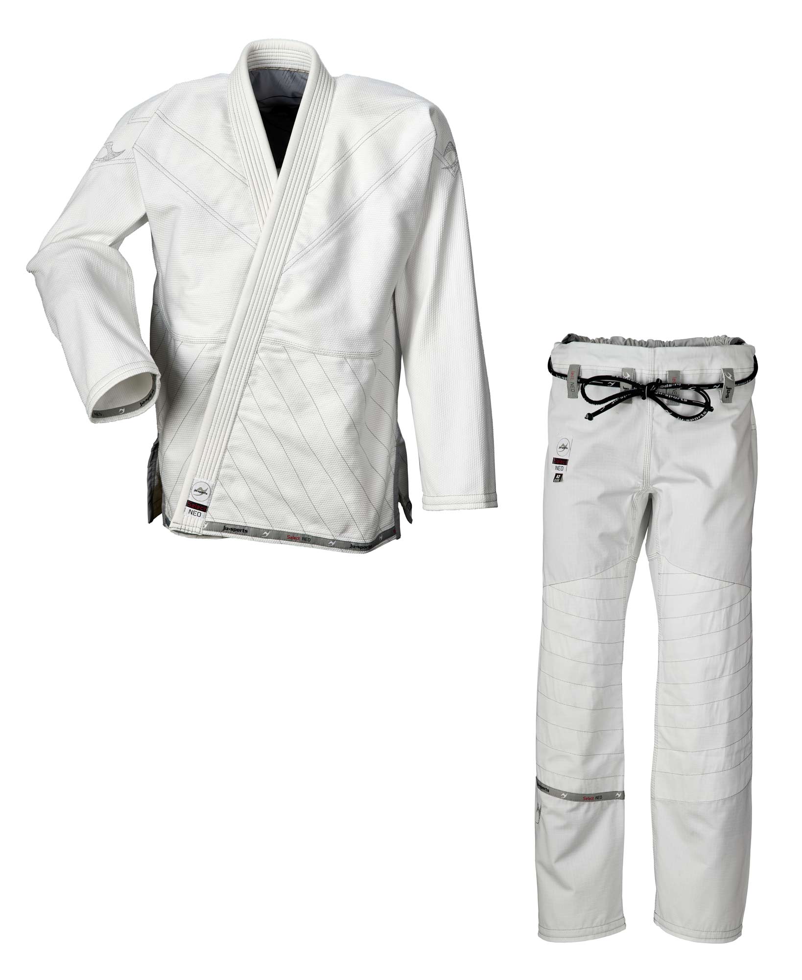 BJJ Anzug Set Jacke und Hose Select Neo weiß