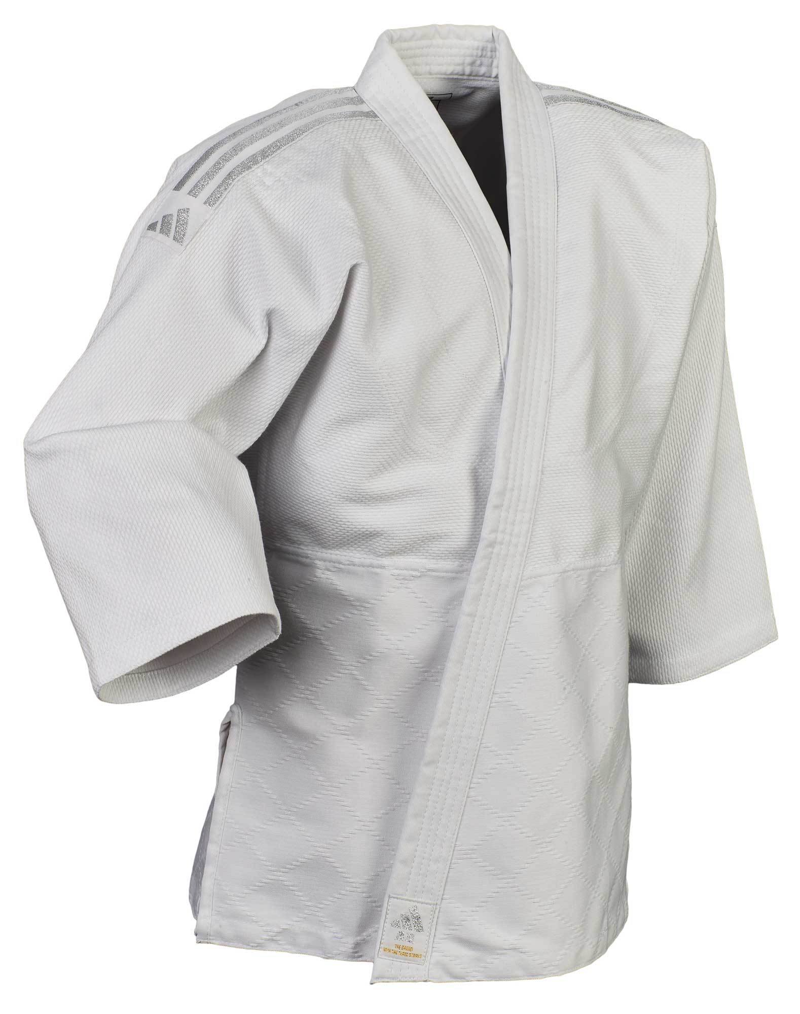 adidas Judo-Anzug Club weiß/silber, J350