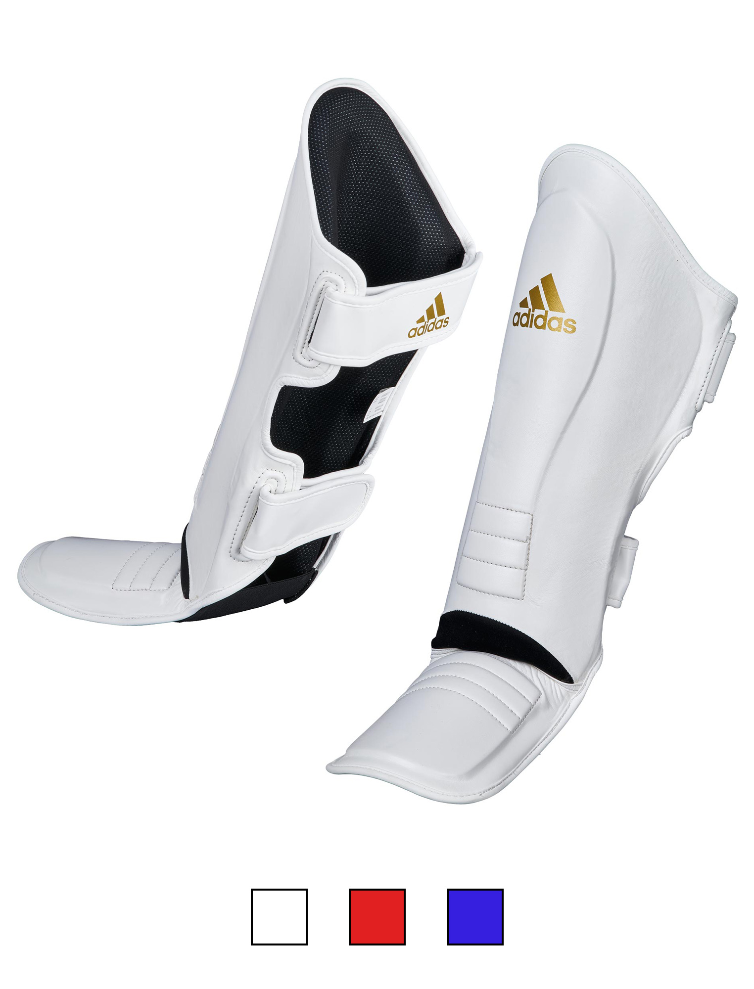 702935 adidas Super-Pro Schienbein-Spannschutz weiß, adiSGSS011