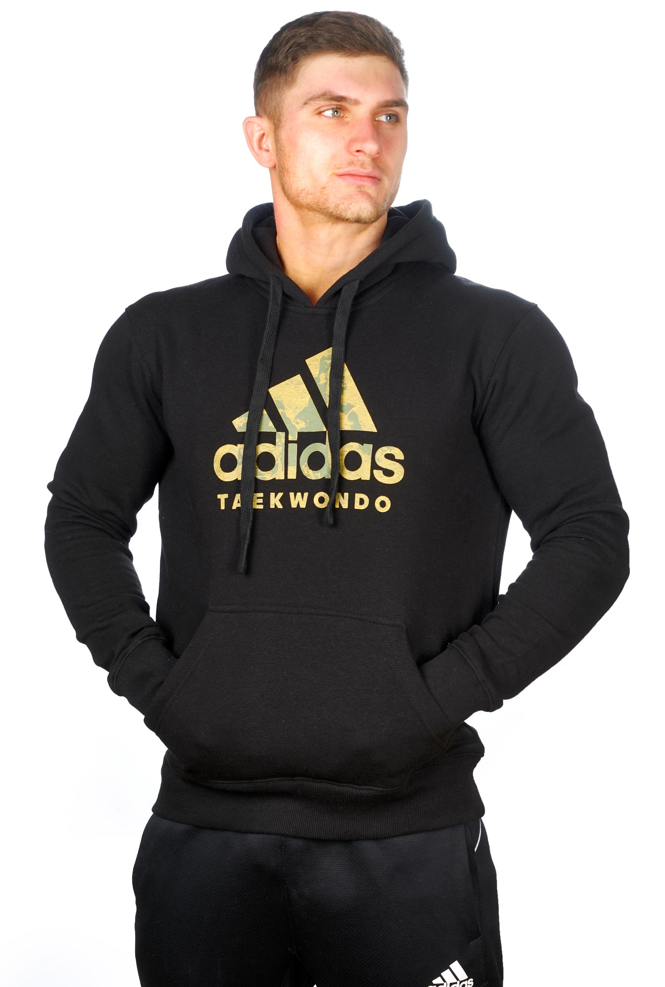 adidas-Community-Line-2020-Modell-0019-1 adidas Badge of Sport Hoody Taekwondo schwarz, adiCLHD20T