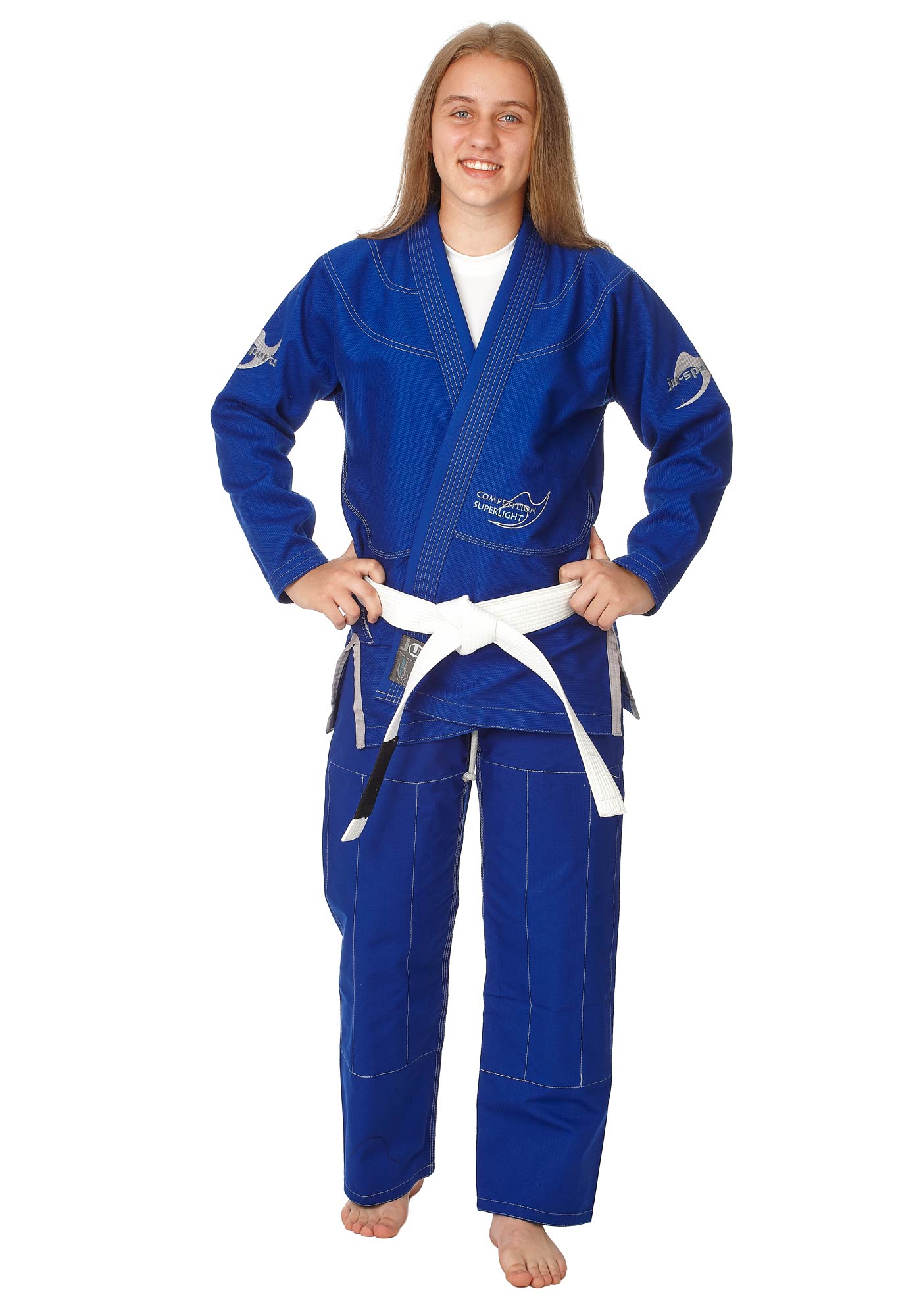 9241000-Superlight-blue-BJJ-Gi-Ju-Jutsu-model Pearl Competition superlight blue