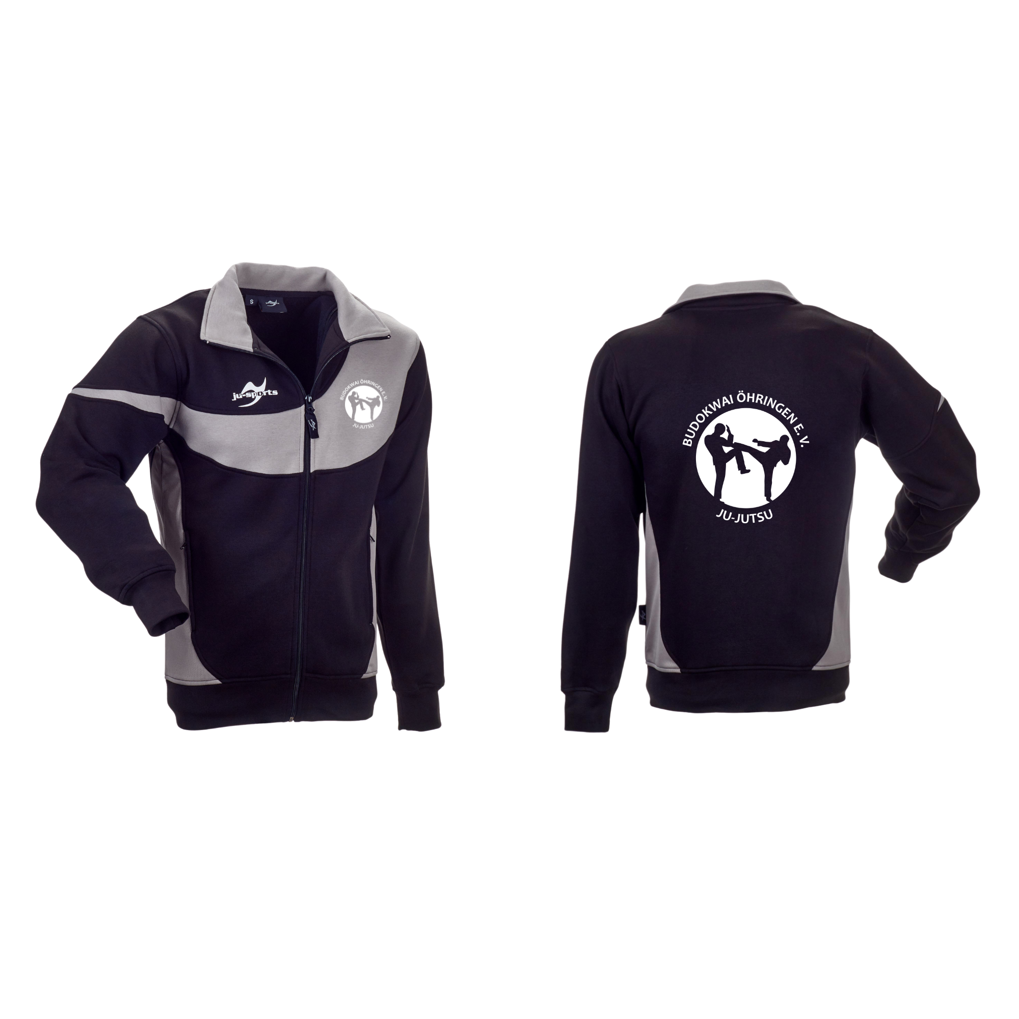 57 Teamwear Element C1 Zip Sweat Jacket - Budokwai Öhringen Vereinsedition