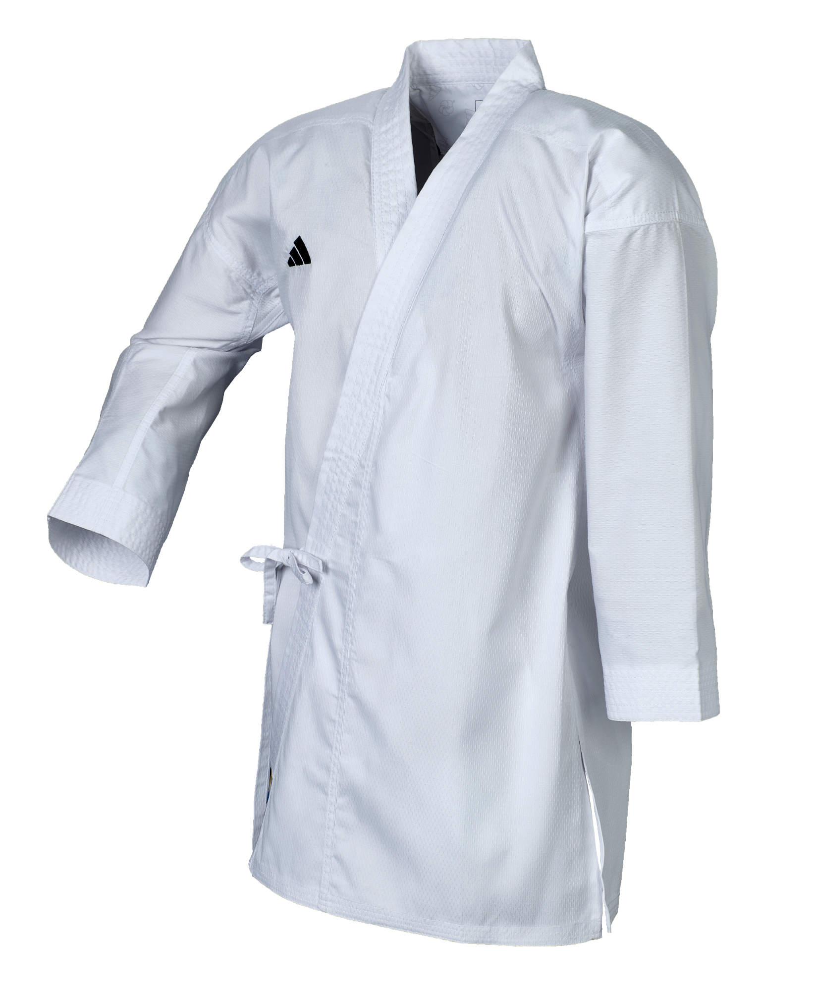 K220DNAWKF-white_black-Karate-uniform-Kumite-Fight-Logo-0263 adidas Karateanzug Kumite Fighter DNA, K220DNA