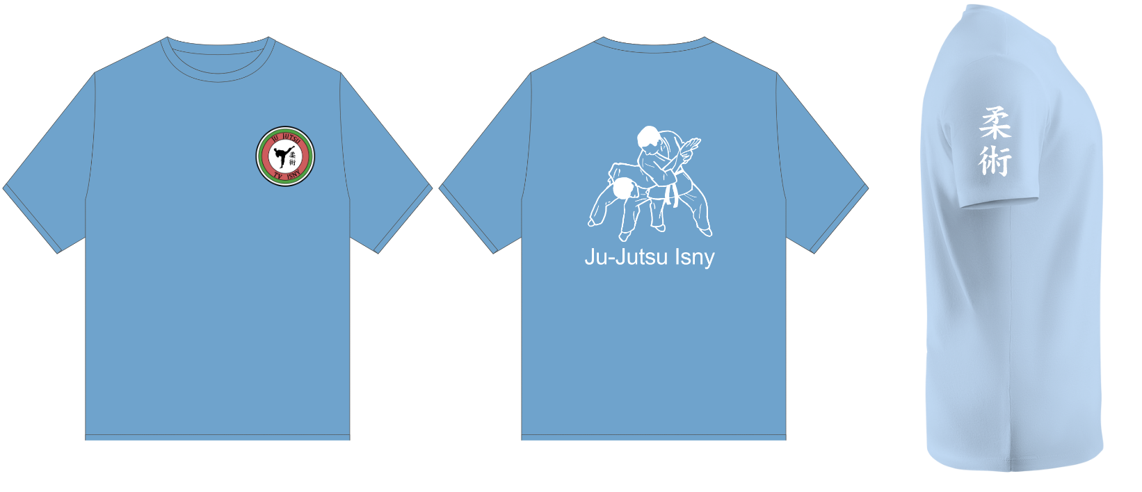 T-Shirt Erwachsene Ju-Jutsu Isny, 3 Farben