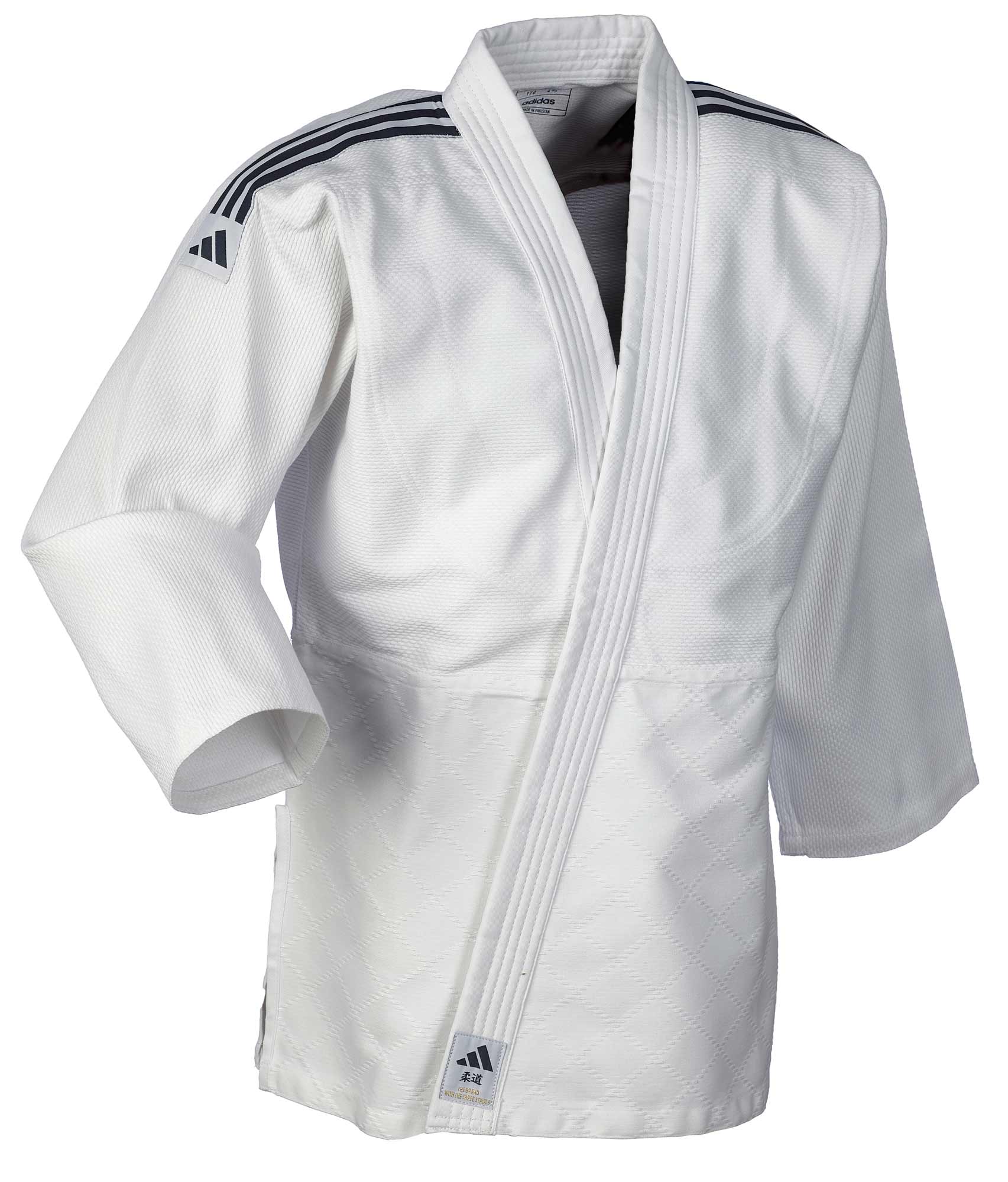 adidas-J350P_WB-Judo-uniform-white_black-0155pWDJjQgqpm9Q0 adidas Judo-Anzug Club weiß/schwarze Streifen, J350
