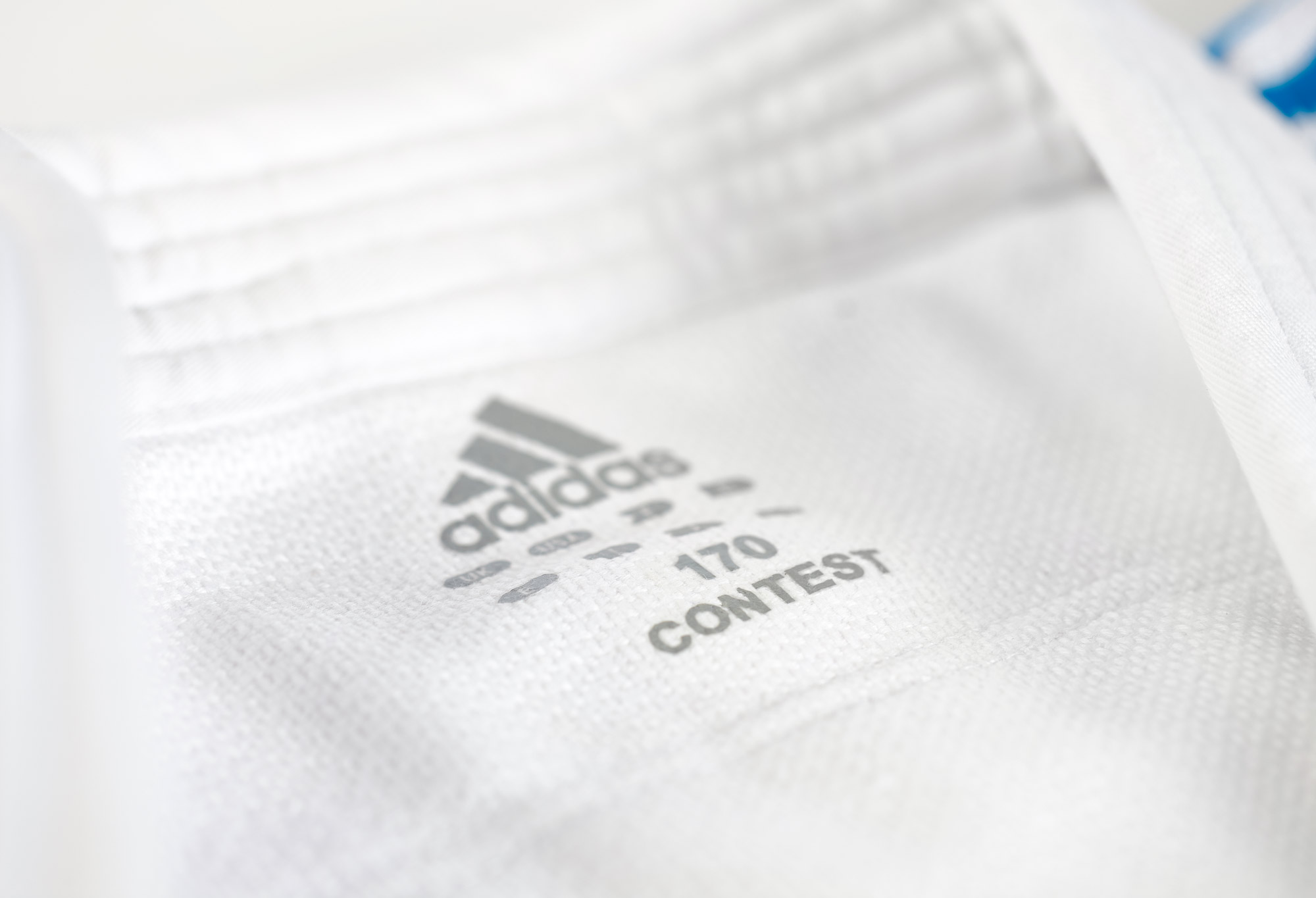 adidas-Judo_Gi-J650-Contest-White_blue-7 adidas Judo-Anzug Contest weiß/blaue Streifen, J650