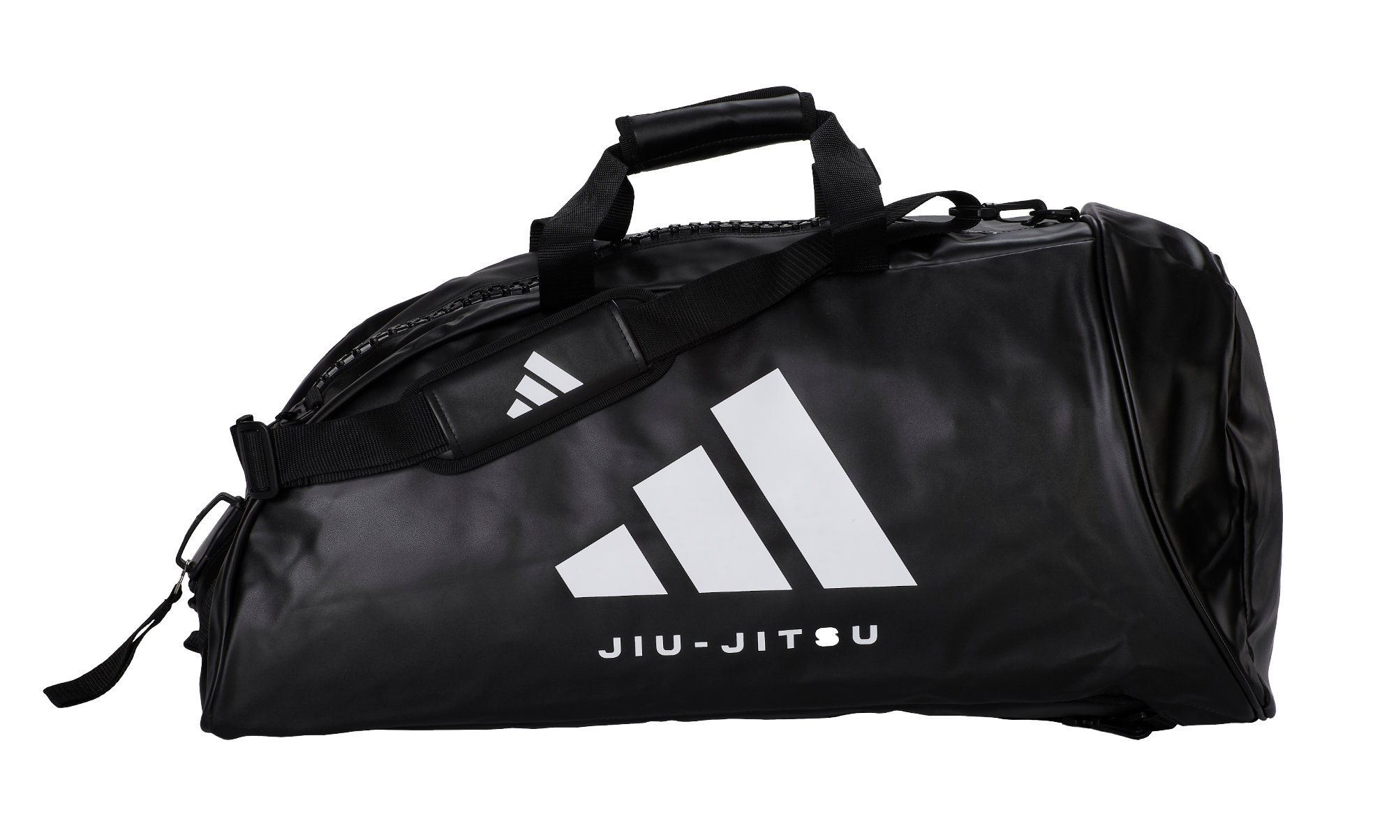 adiACC051BJJ-2-in-1-Bag-black_white-0002 adidas 2in1 Bag "Jiu-Jitsu" black/white PU, adiACC051BJJ
