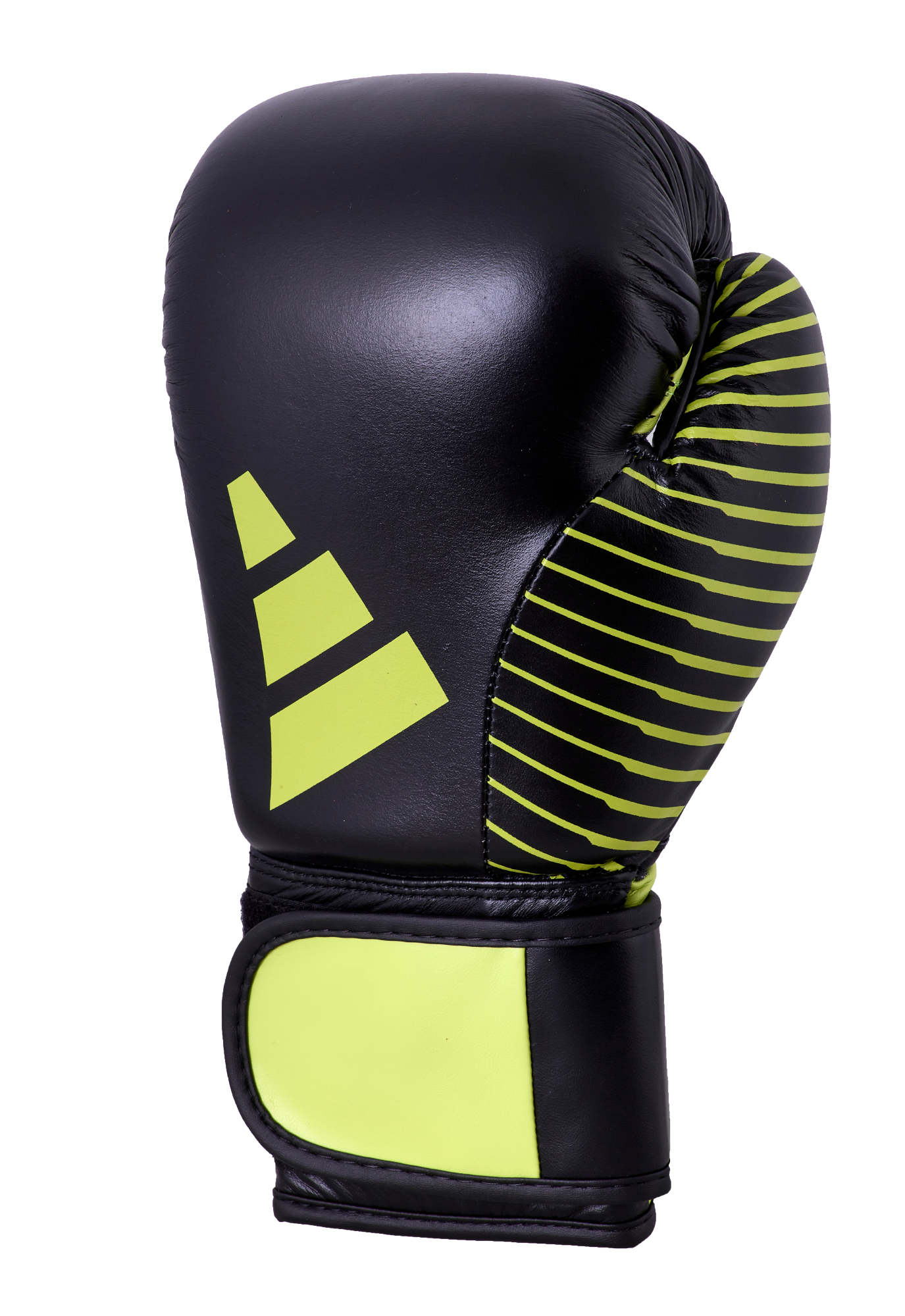 adiKBWKF200-WAKO-KickBoxing-Training-Glove-black_green-0453 adidas Kickboxing Wettkampfhandschuh black/neon green, adiKBWKF200