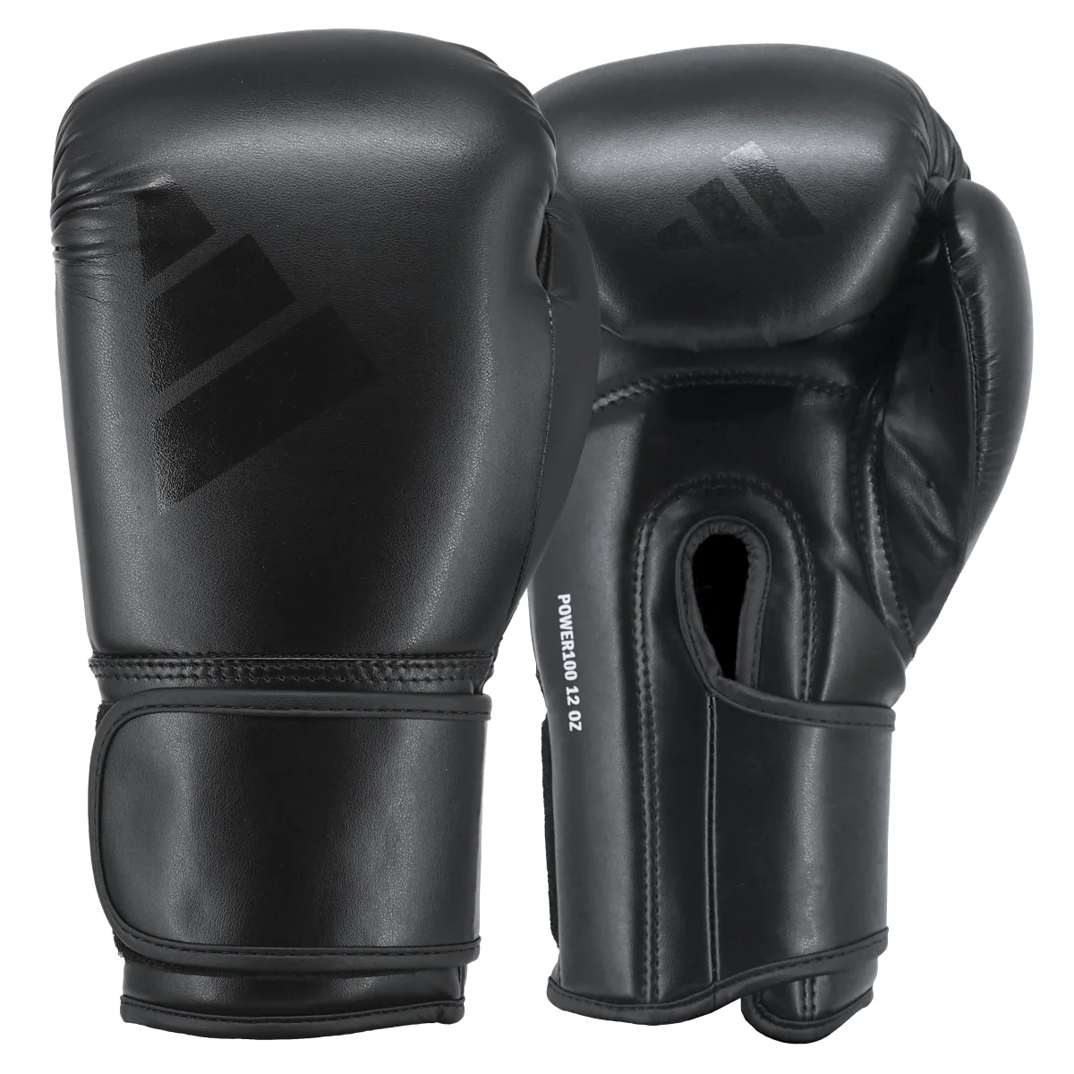 Boxhandschuhe, Lederhandschuhe, Schwarz,  Gepolstert, Offene Handfläche?