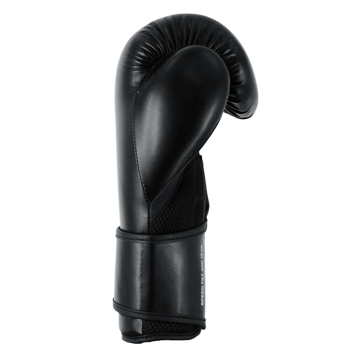 Boxhandschuh, Schwarz, Leder, Handgelenkband, Offenhand-Design