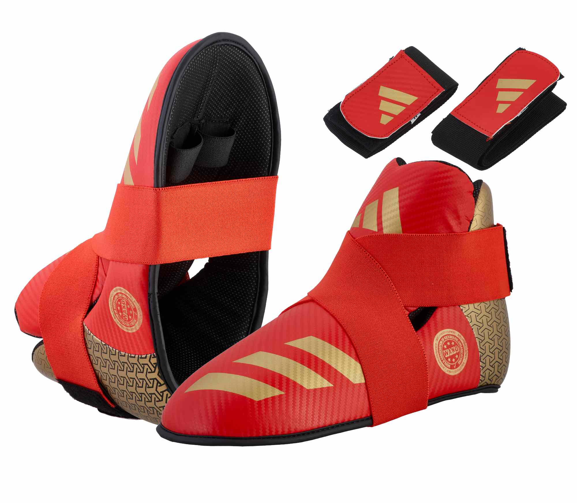 adidas Pro Kickboxing Fußschutz red/gold, adiKBB300HD adidas Pro Kickboxing Fußschutz red/gold, adiKBB300HD
