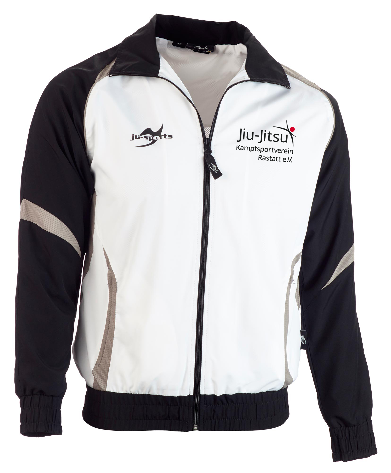 Teamwear Element C2 Jacke weiß/schwarz JJKSV Rastatt