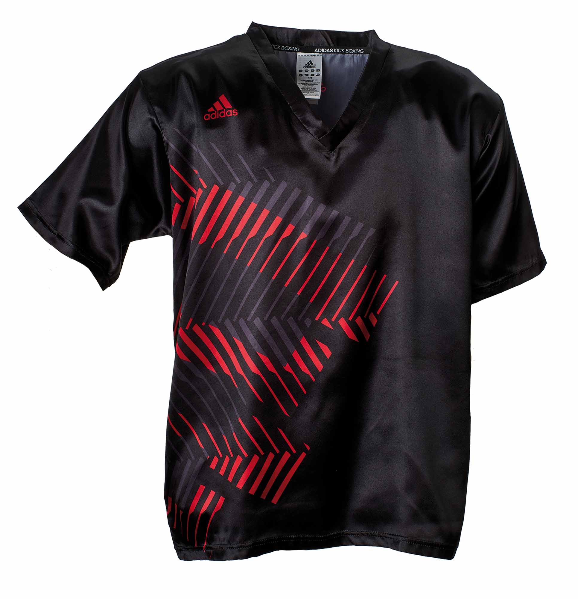 adiKBUN300S-black_red-0825 adidas Kickbox-Shirt schwarz/rot, adiKBUN300S