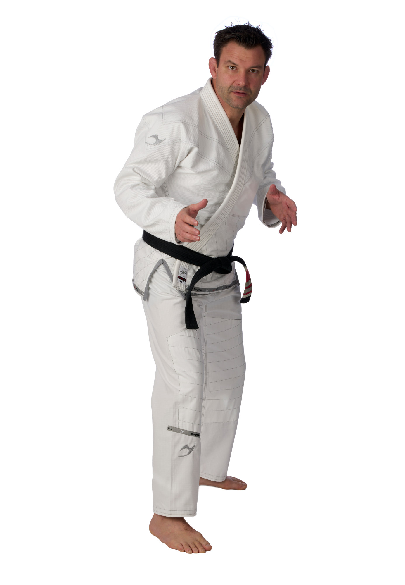 BJJ Anzug Set Jacke und Hose Select Neo weiß