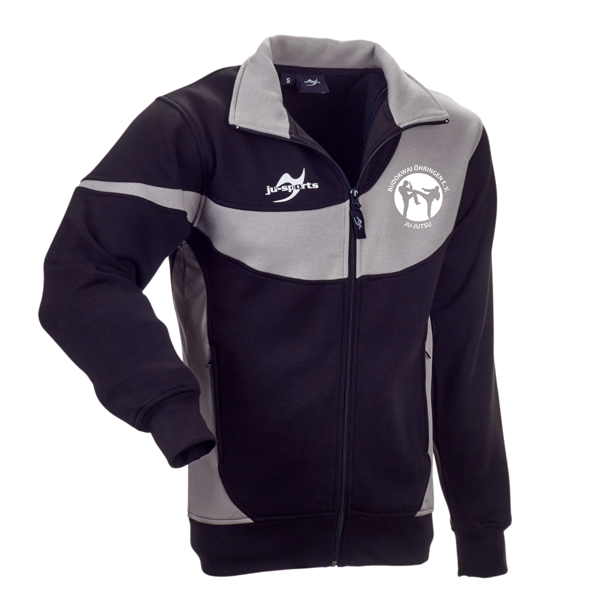 55 Teamwear Element C1 Zip Sweat Jacket - Budokwai Öhringen Vereinsedition