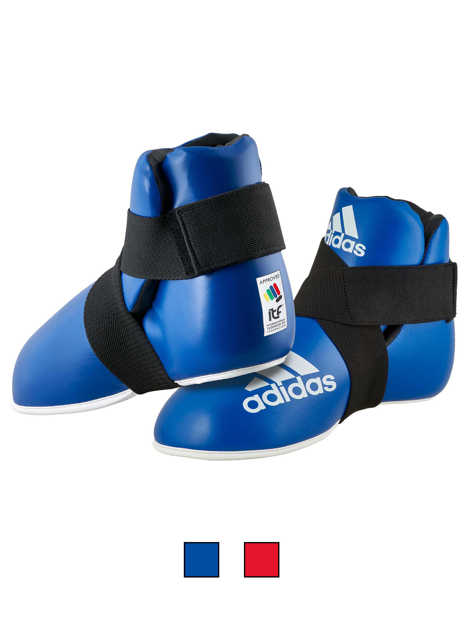 ITF-705223 adidas ITF-Taekwondo Fußschutz blau, adiKBB100