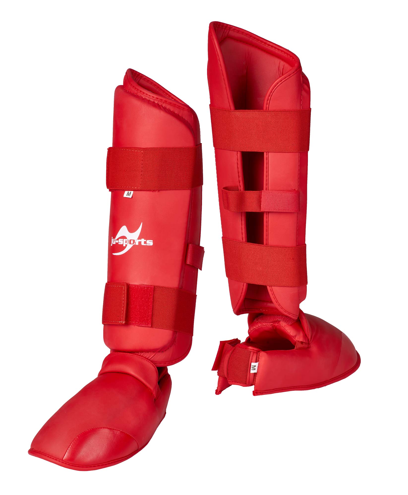6312000-Schienbein-Spannschutz-Karate-rot-2 Schienbein-Spannschutz Karate rot