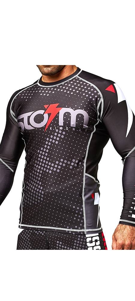 Storm Matrix Longsleeve Rashguard black 1016
