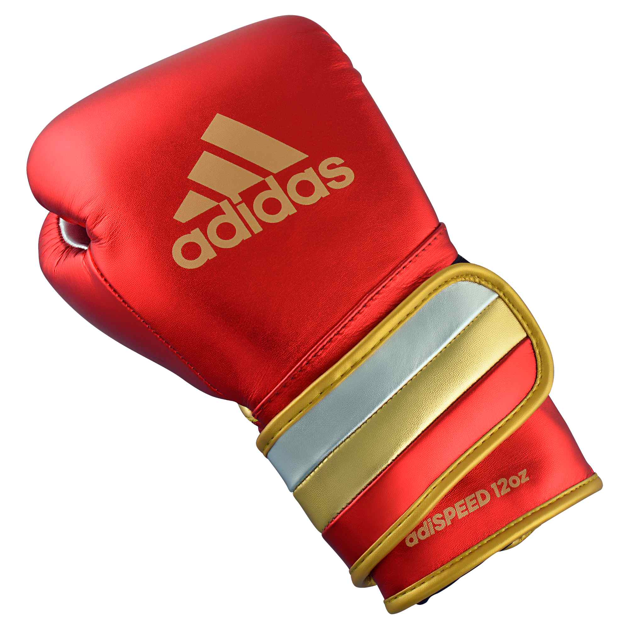 adiSBG501-Red-Gold-Silver-11 adidas adispeed strap up boxing gloves red metallic/gold, ADISBG501PRO