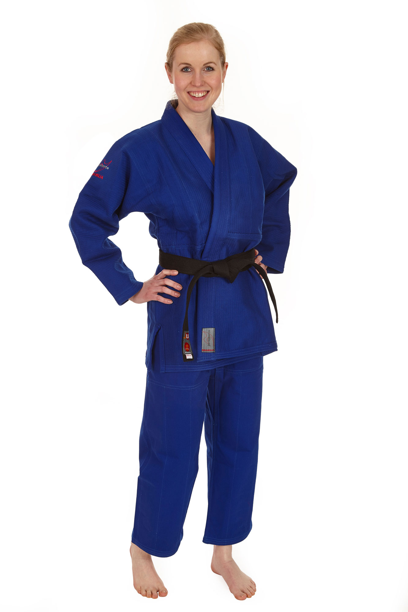 9204000-Brasilia-blau-New-Ret-1454 Ju-Jutsu Anzug Brasilia blau
