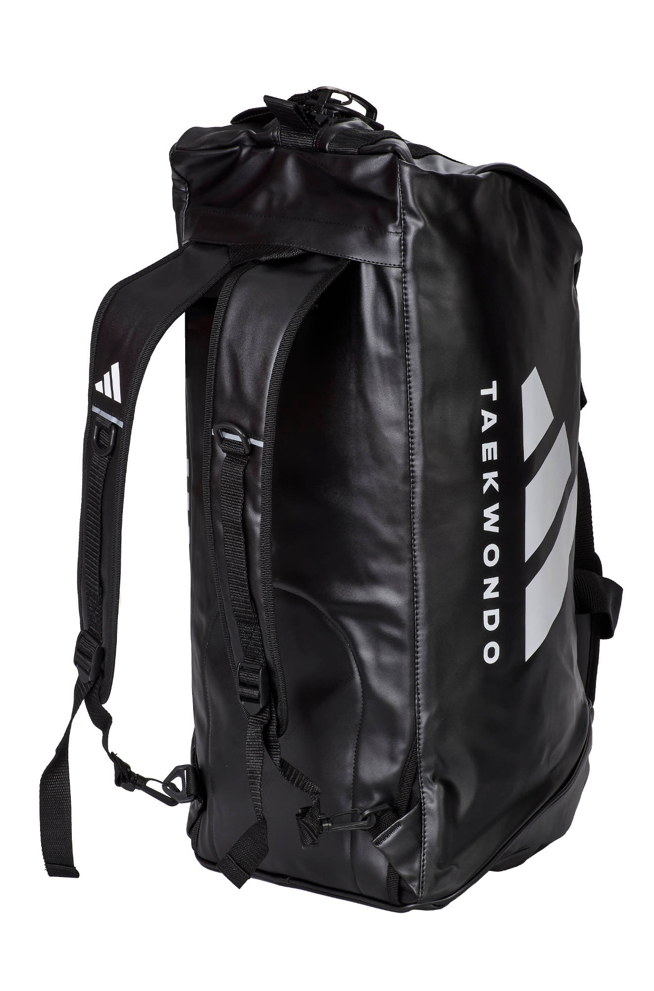 adiACC051T-2-in-1-Bag-black_white-0211 adidas 2in1 Bag Taekwondo black/white PU, adiACC051T