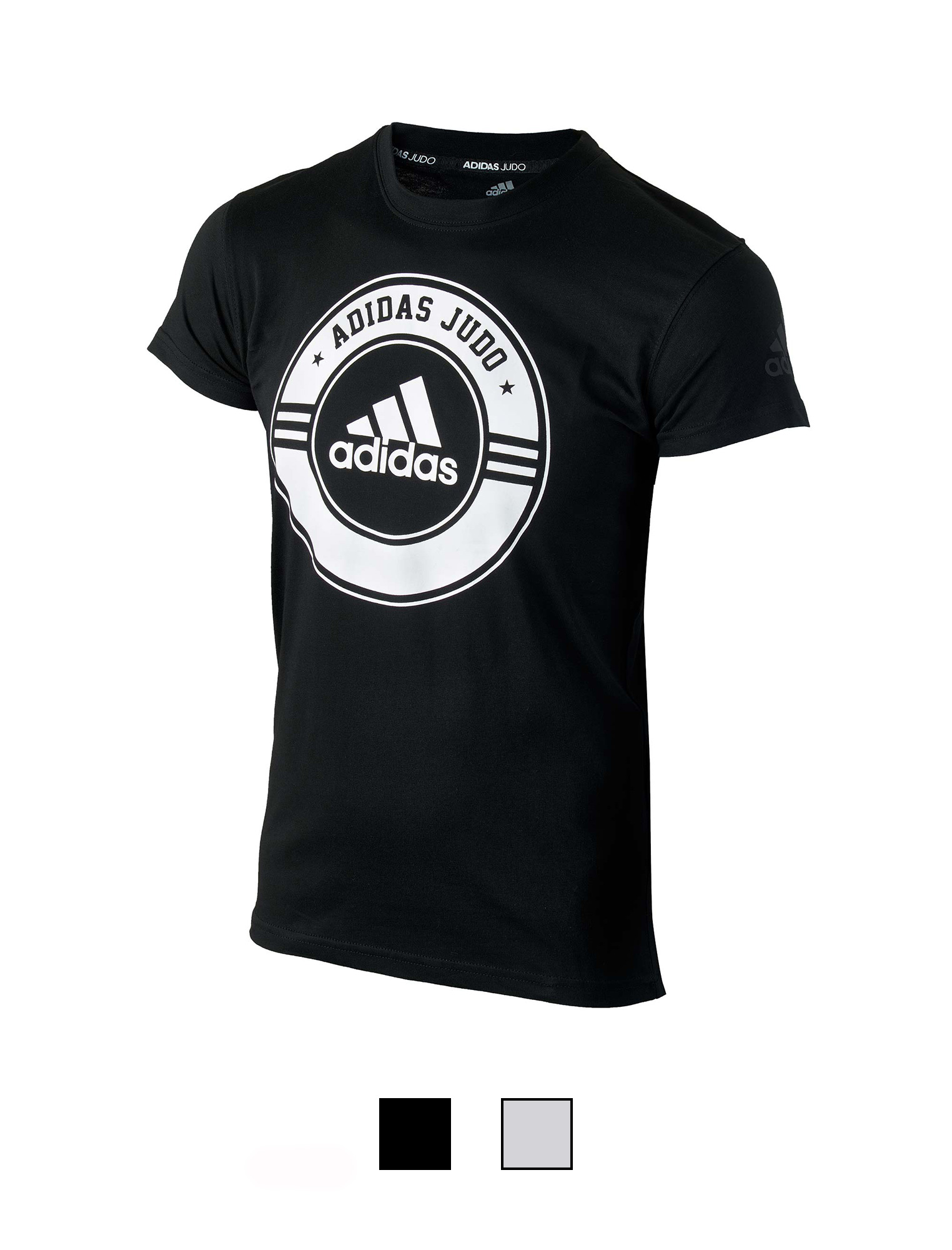adidas Judo Community Line Shirt "Circle" black/white, adicsts01J